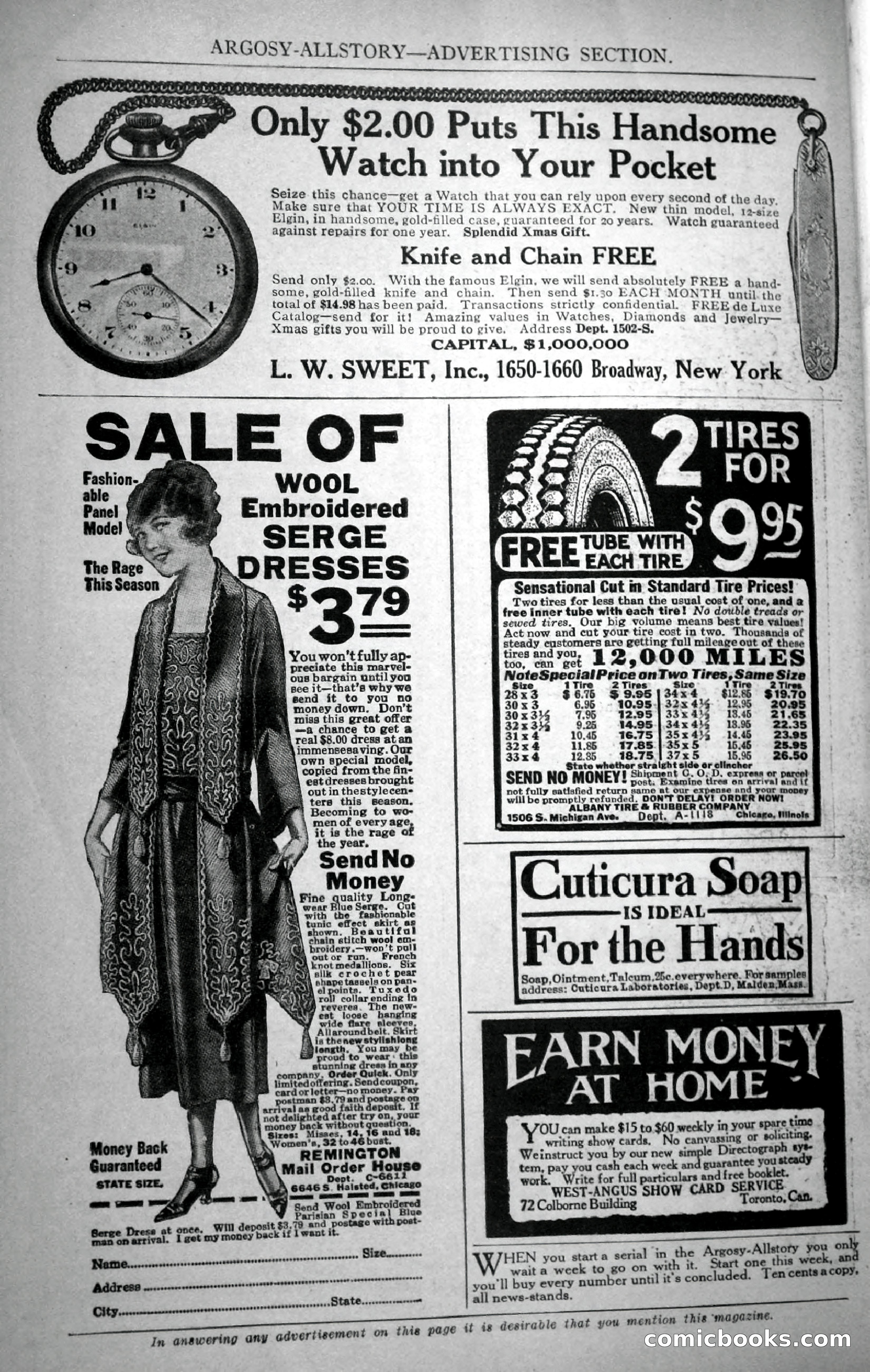 Argosy All-Story Weekly, November 18, 1922 — page 174 of 176