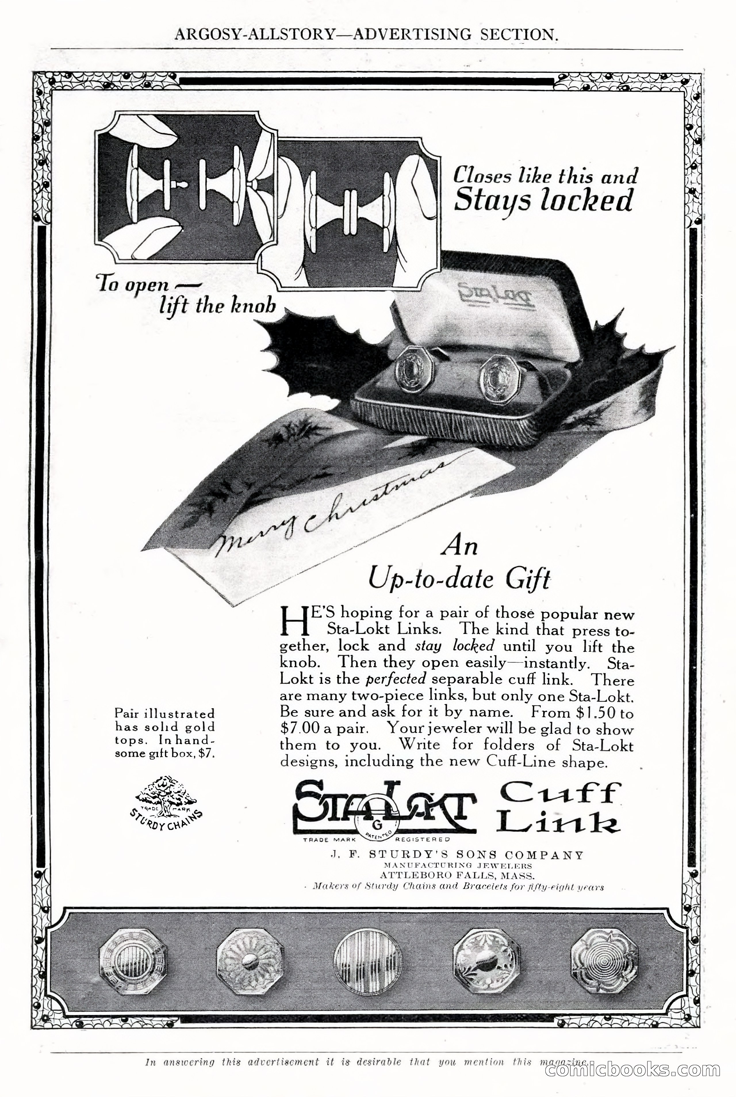 Argosy All-Story Weekly, December 1, 1923 — page 5 of 193