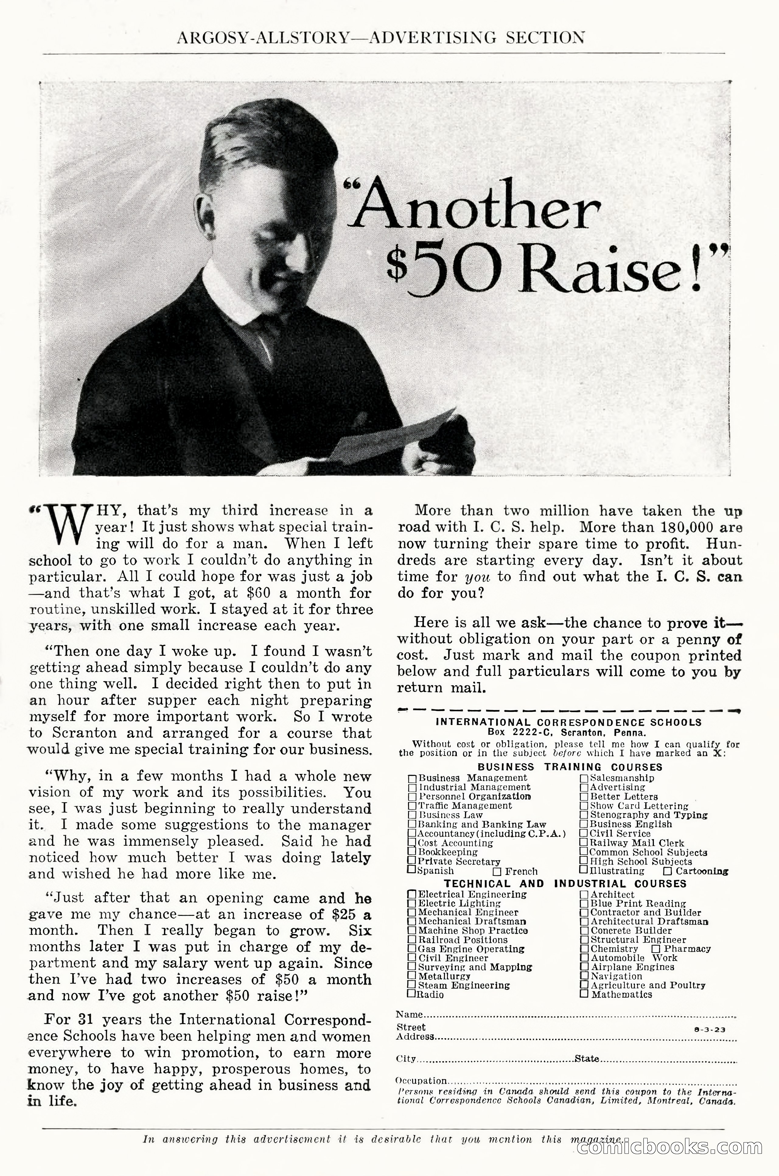 Argosy All-Story Weekly, December 1, 1923 — page 9 of 193