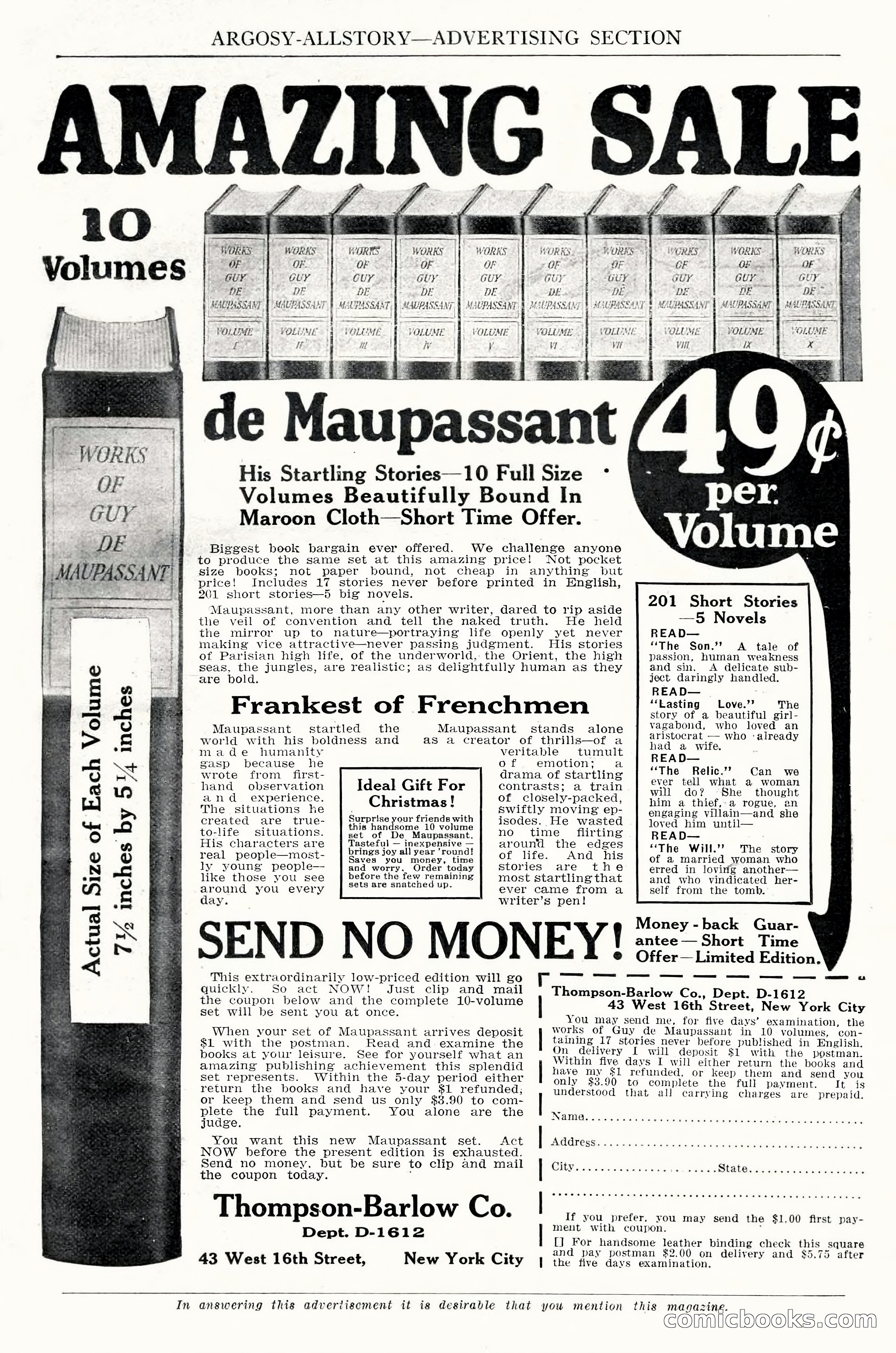 Argosy All-Story Weekly, December 1, 1923 — page 11 of 193