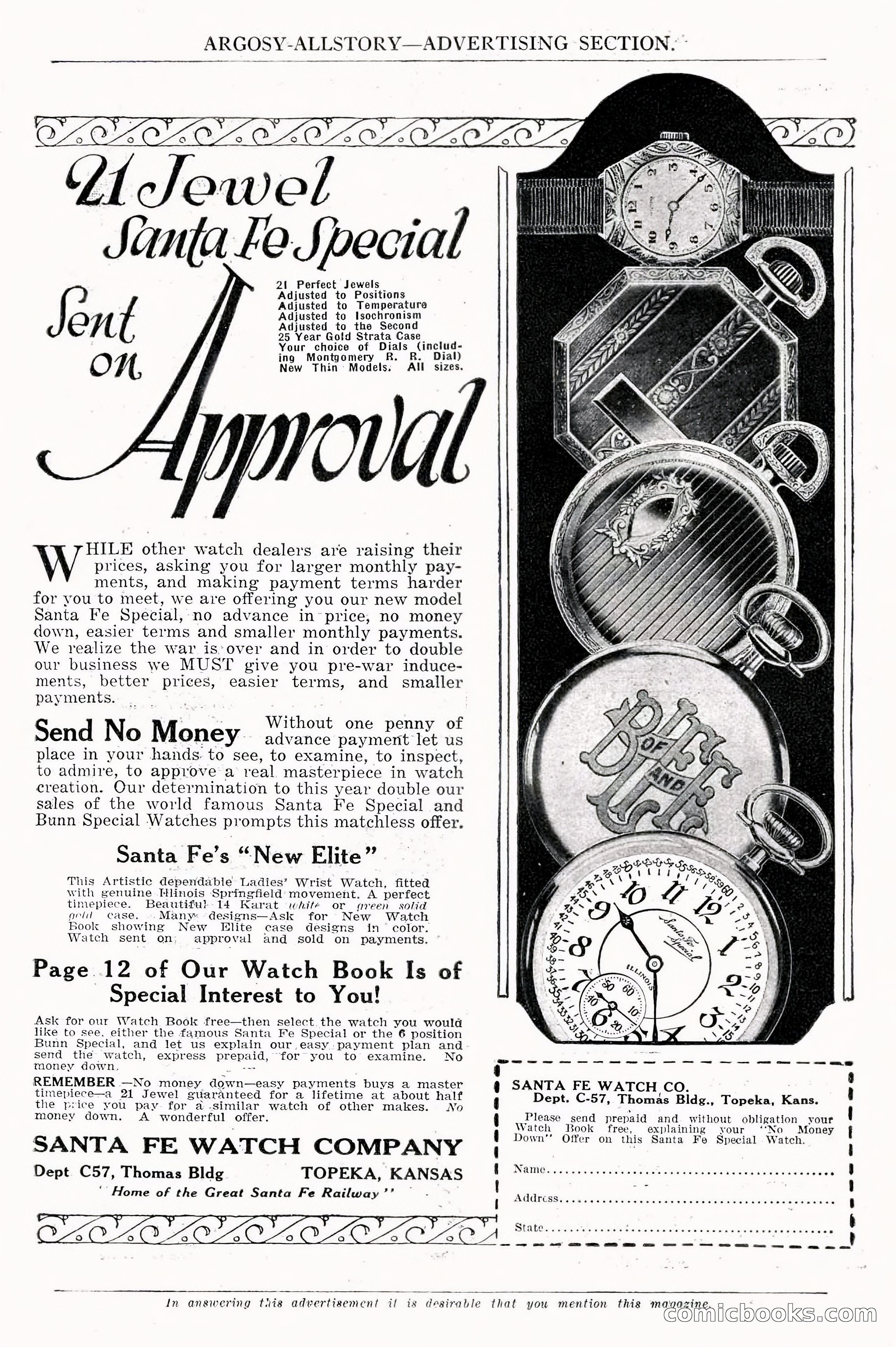 Argosy All-Story Weekly, December 1, 1923 — page 15 of 193