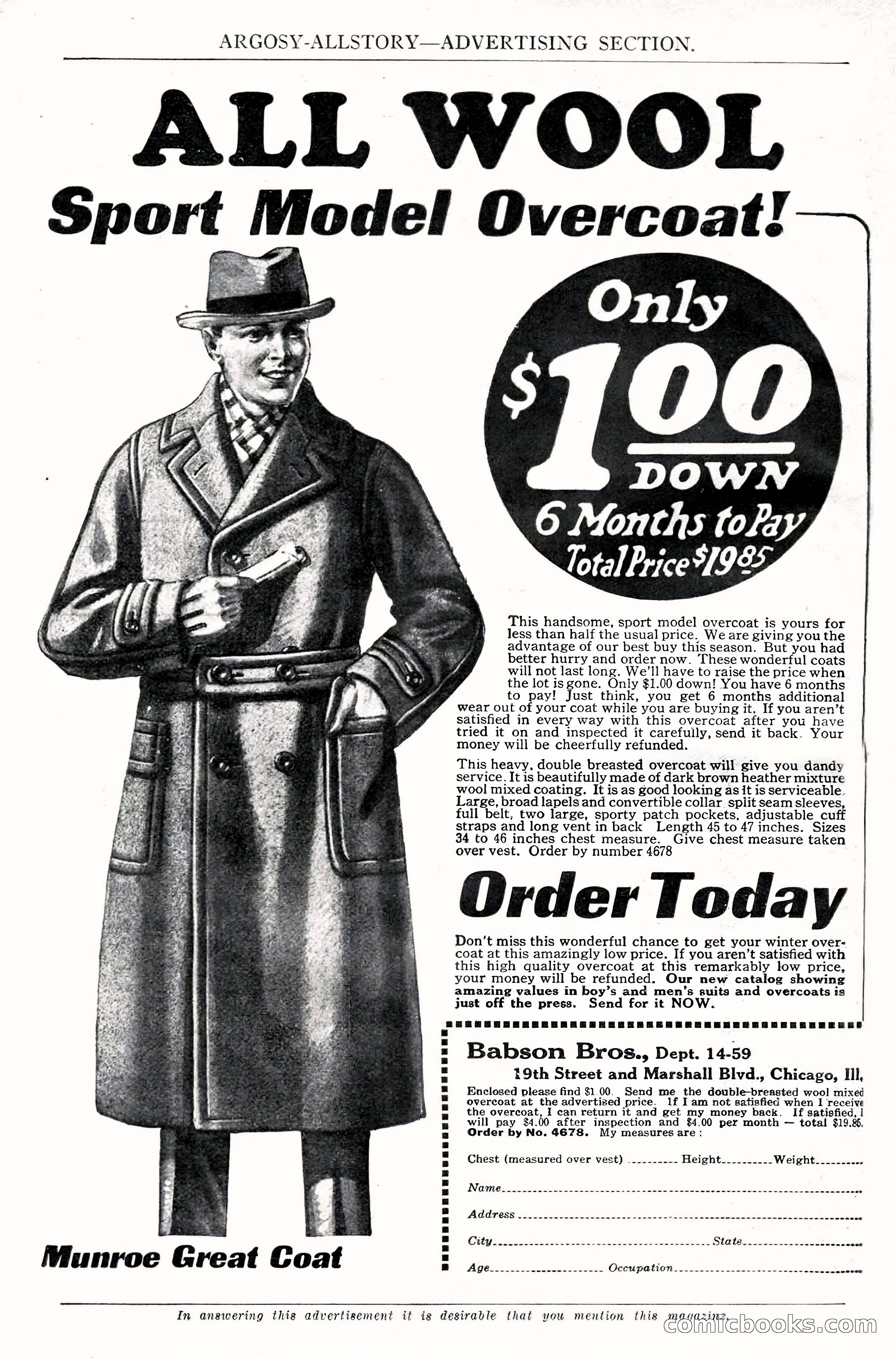 Argosy All-Story Weekly, December 1, 1923 — page 18 of 193