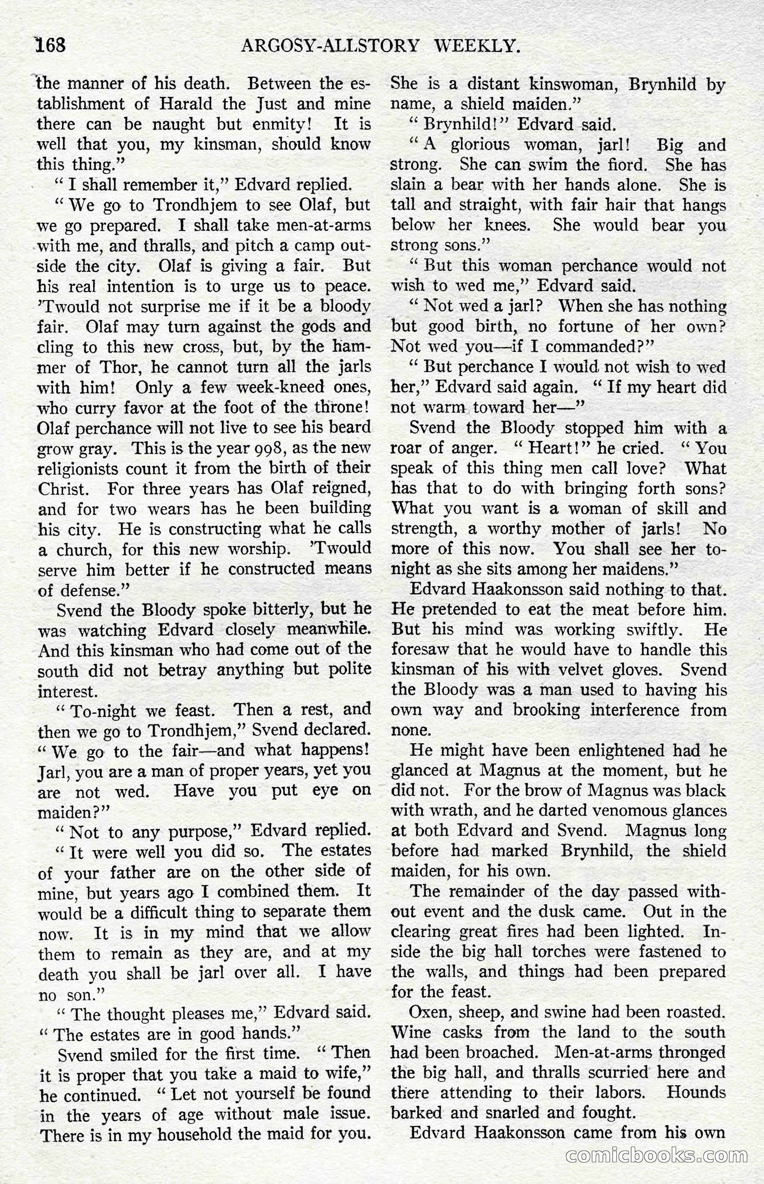 Argosy All-Story Weekly, December 1, 1923 — page 26 of 193