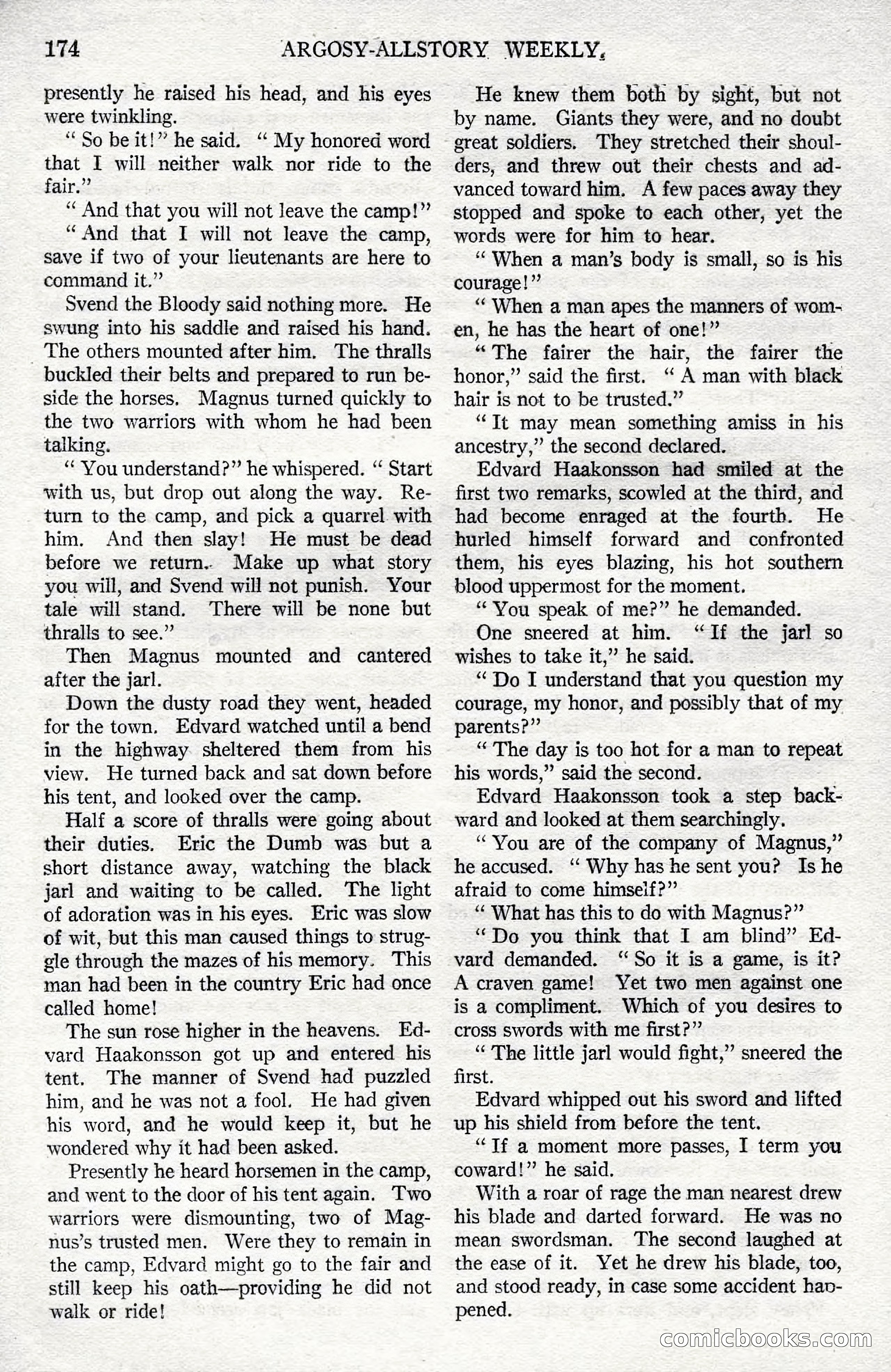 Argosy All-Story Weekly, December 1, 1923 — page 32 of 193