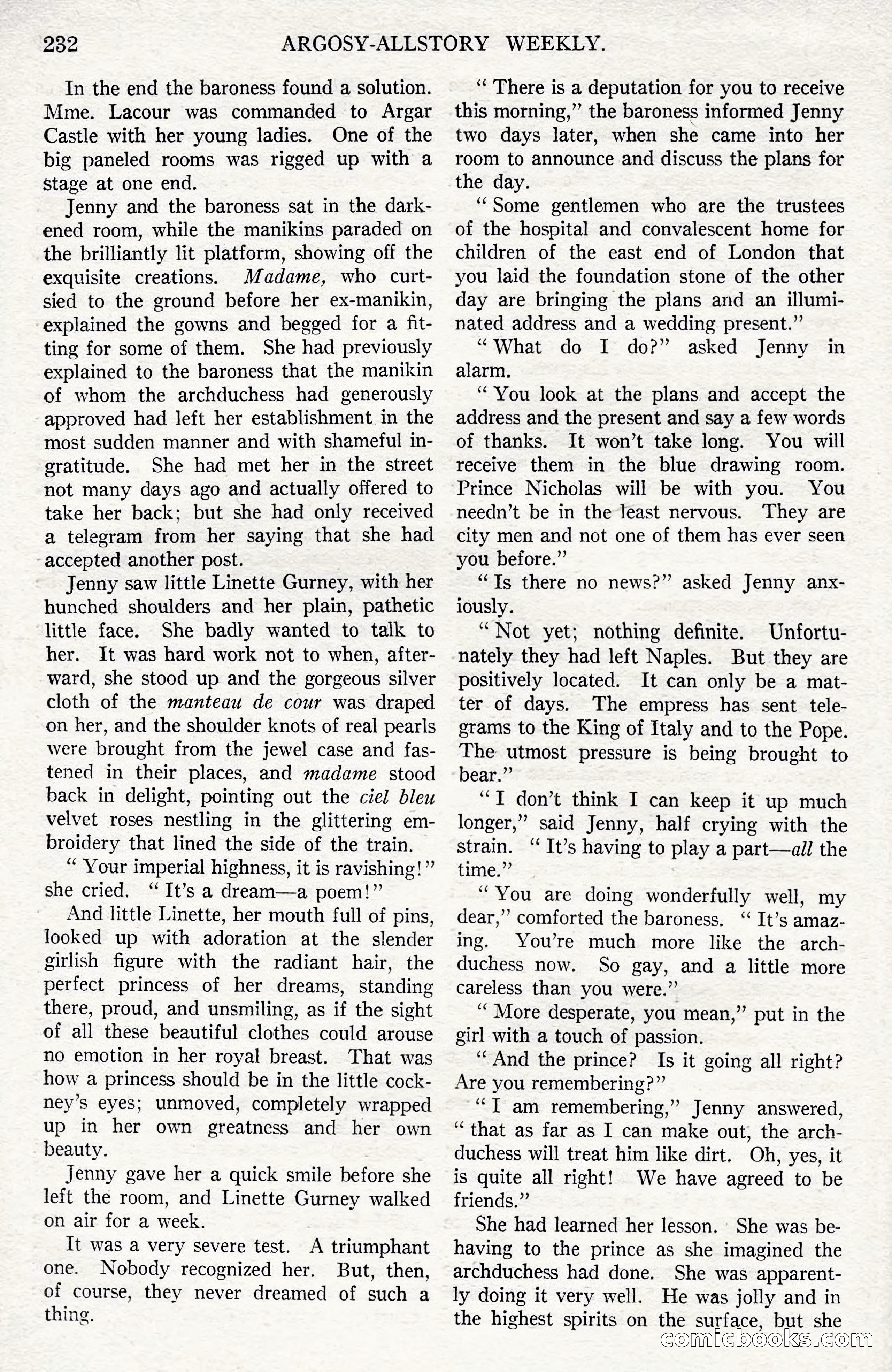 Argosy All-Story Weekly, December 1, 1923 — page 90 of 193