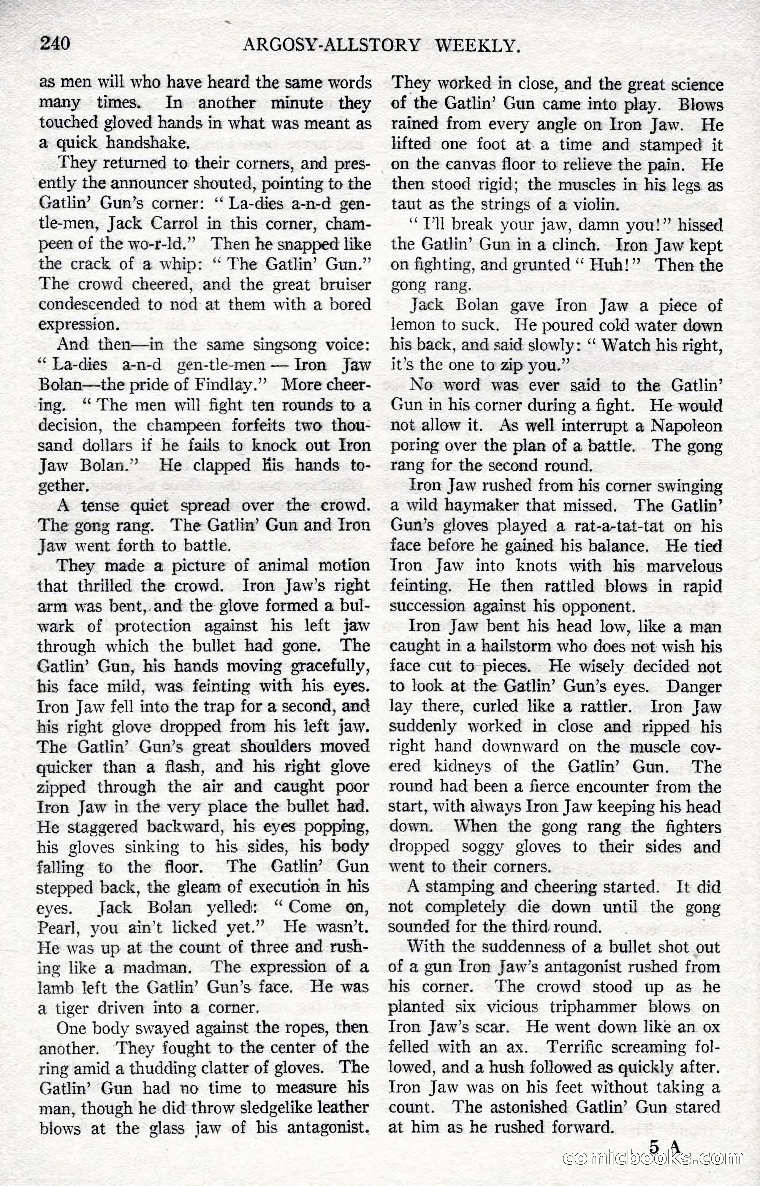 Argosy All-Story Weekly, December 1, 1923 — page 98 of 193