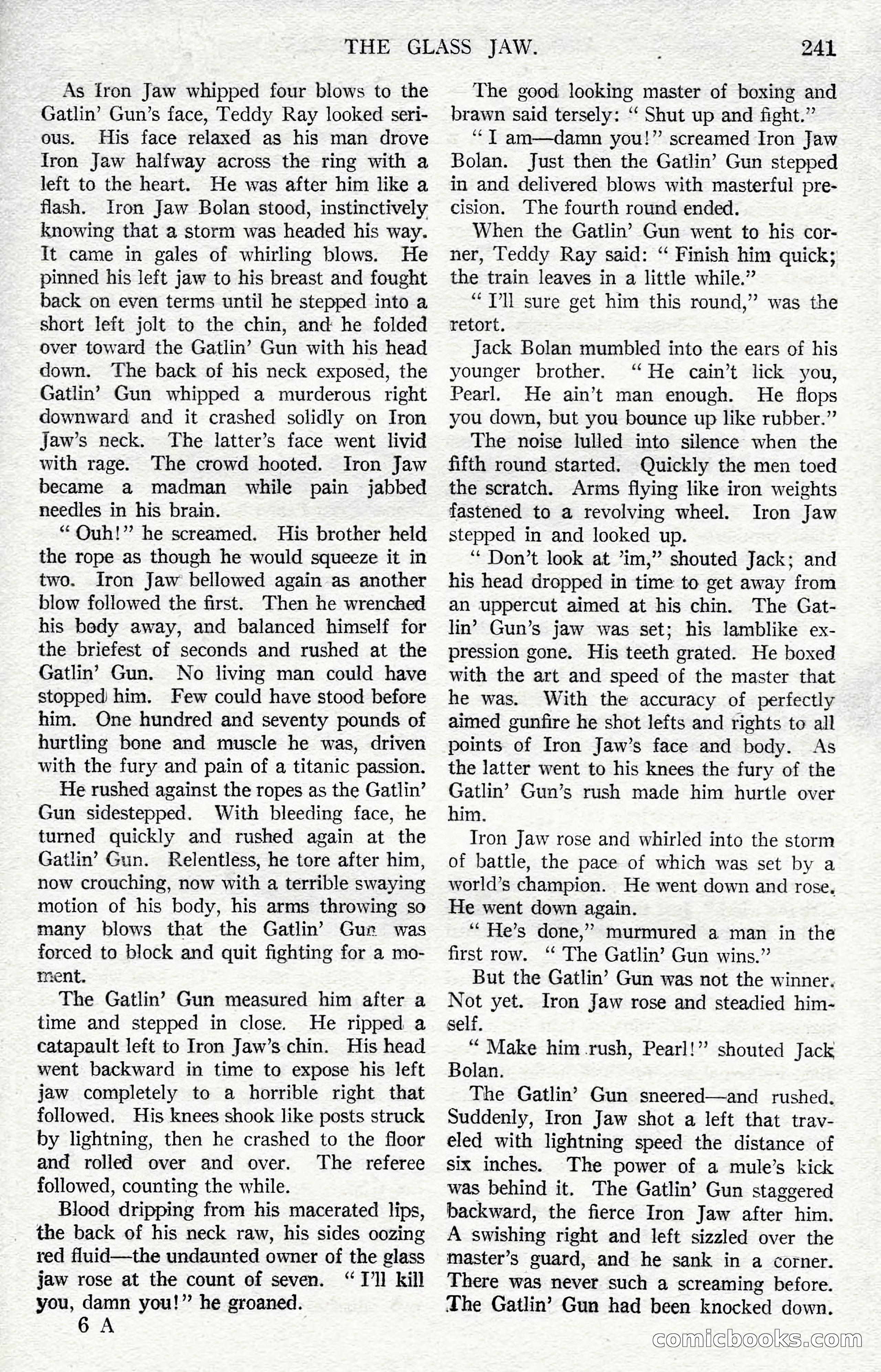 Argosy All-Story Weekly, December 1, 1923 — page 99 of 193