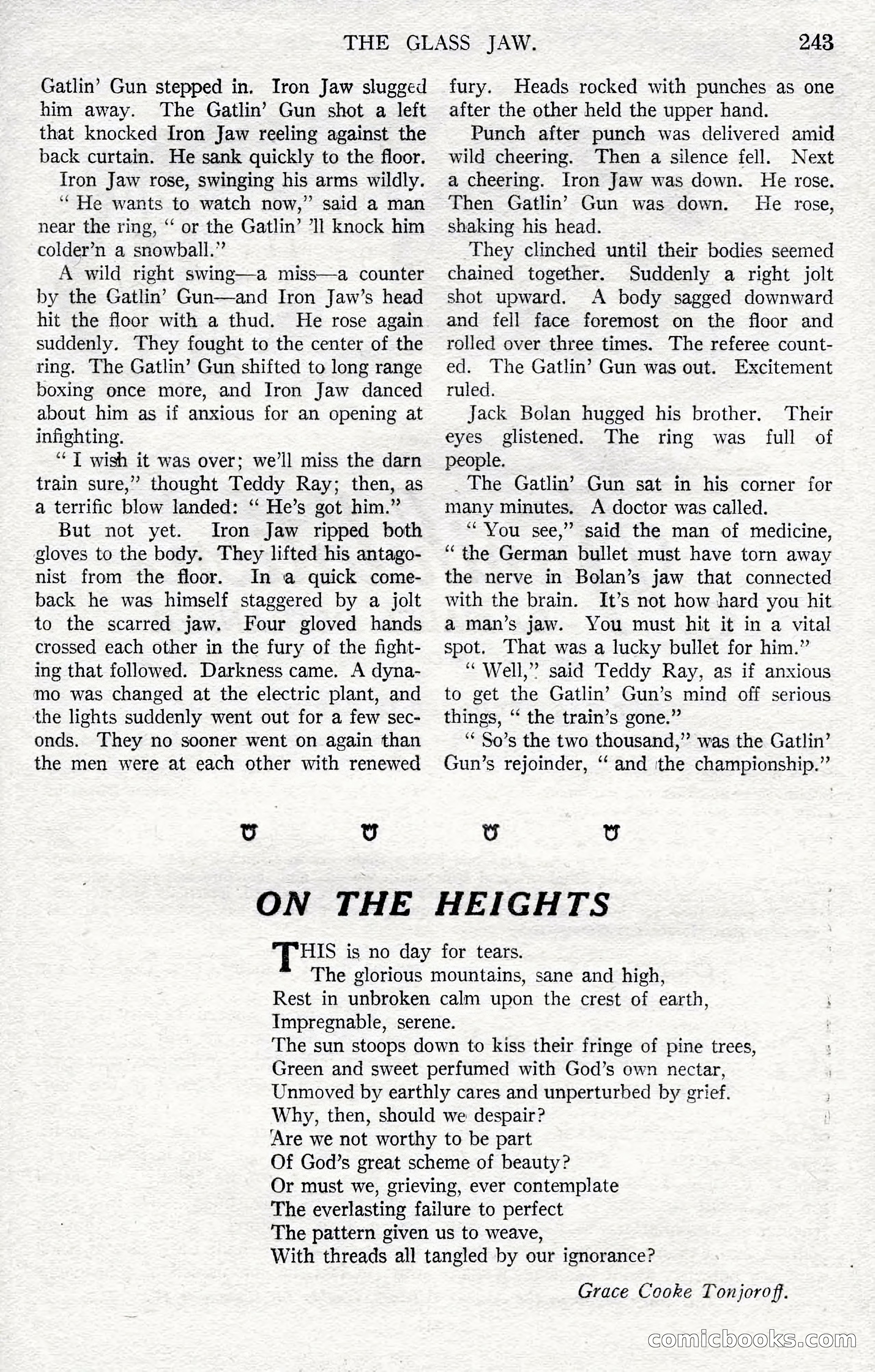 Argosy All-Story Weekly, December 1, 1923 — page 101 of 193