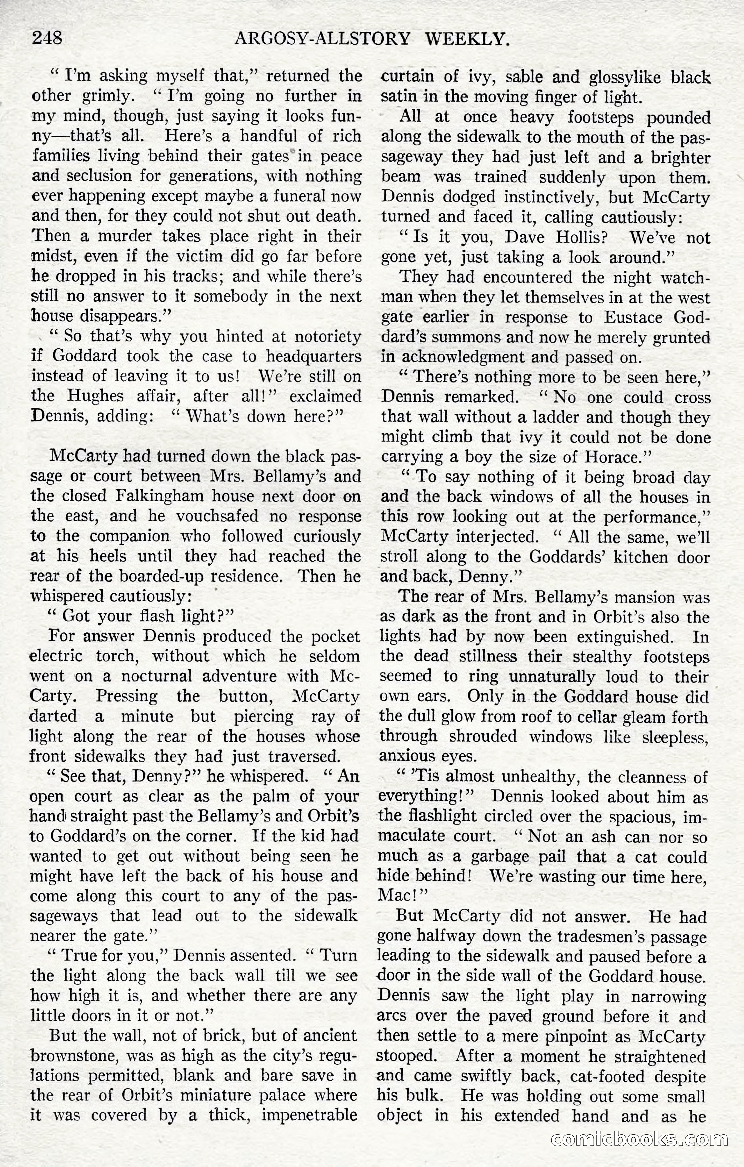 Argosy All-Story Weekly, December 1, 1923 — page 106 of 193