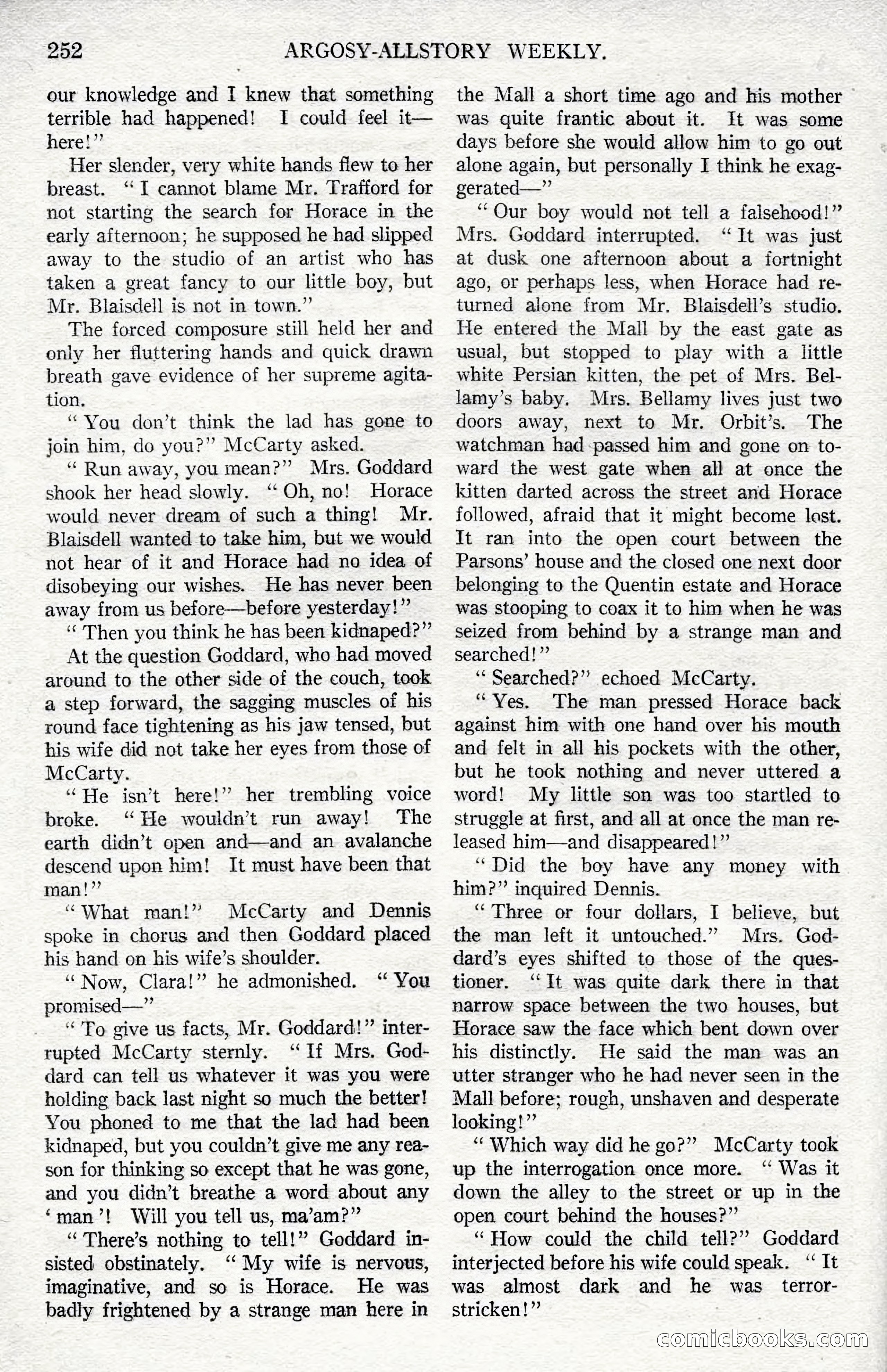 Argosy All-Story Weekly, December 1, 1923 — page 110 of 193