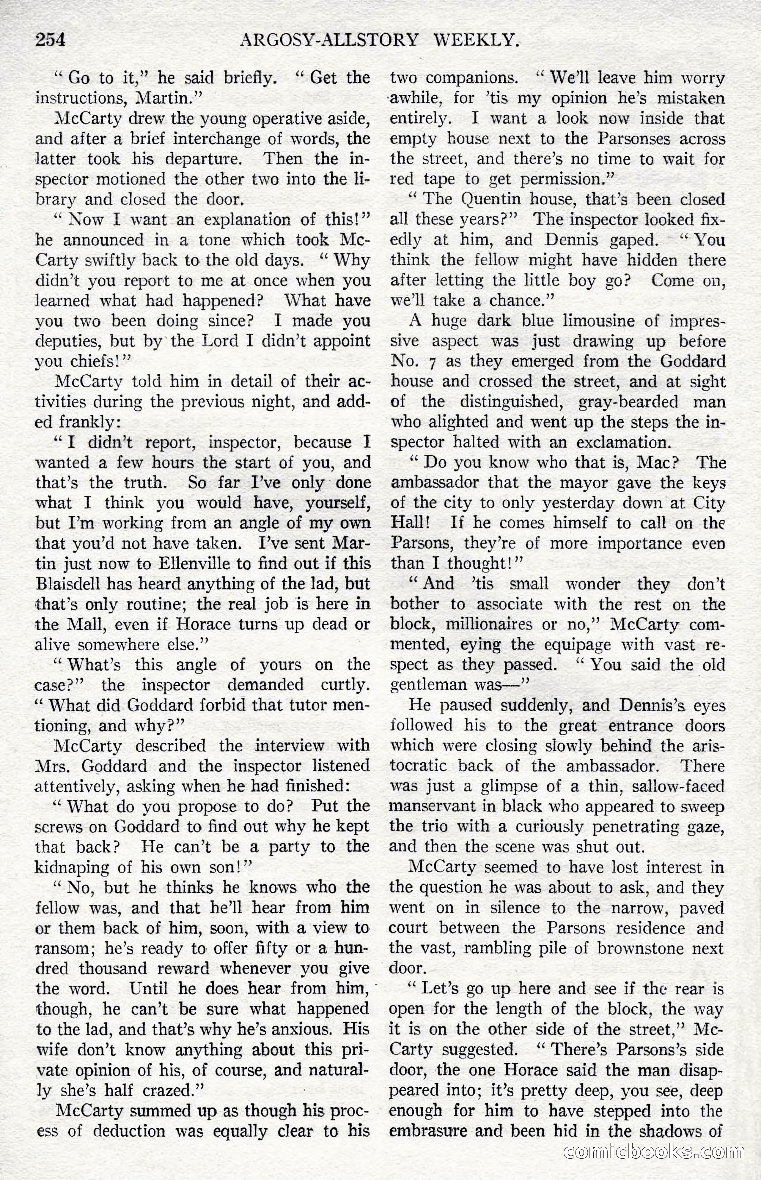 Argosy All-Story Weekly, December 1, 1923 — page 112 of 193