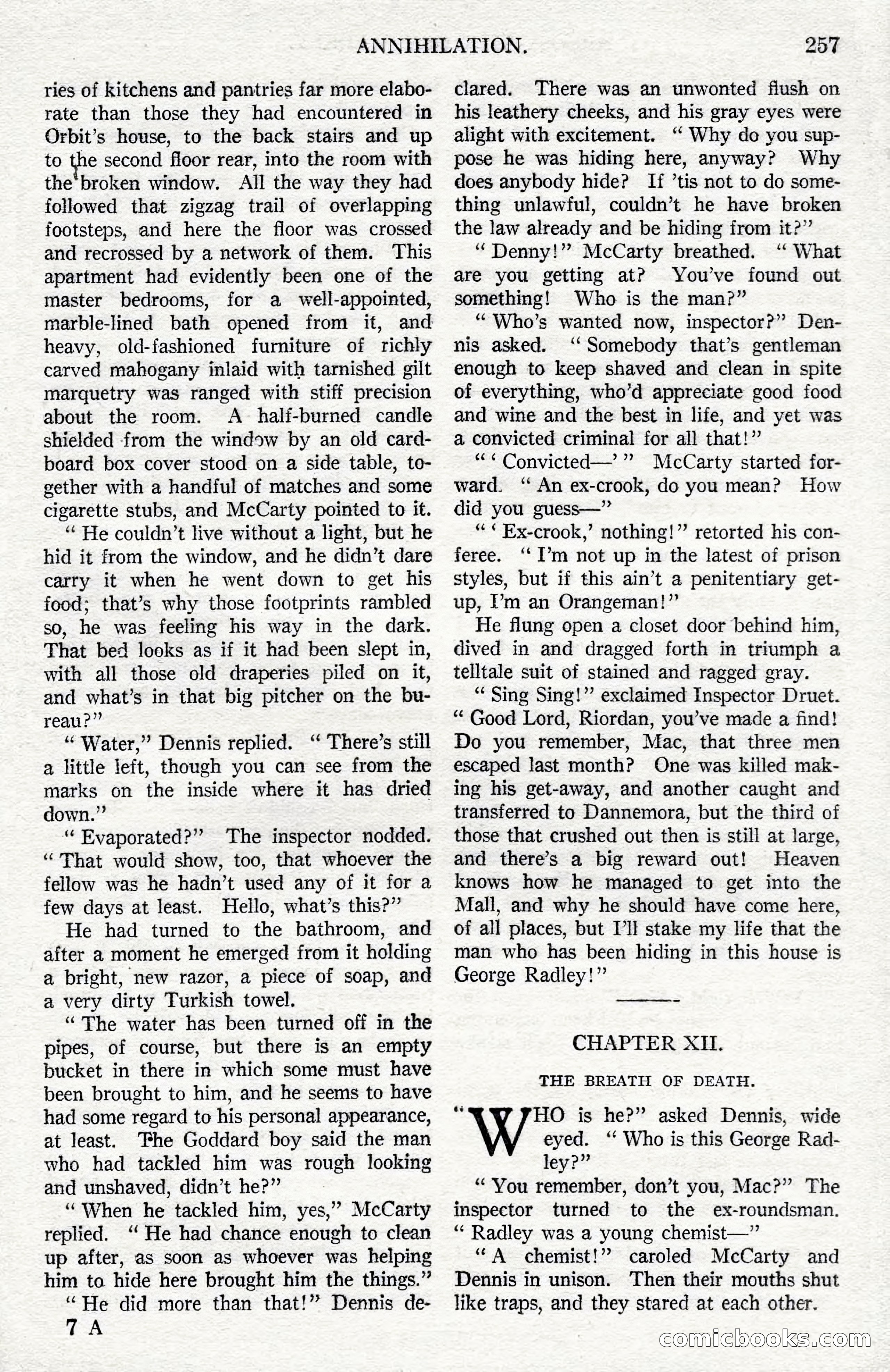 Argosy All-Story Weekly, December 1, 1923 — page 115 of 193
