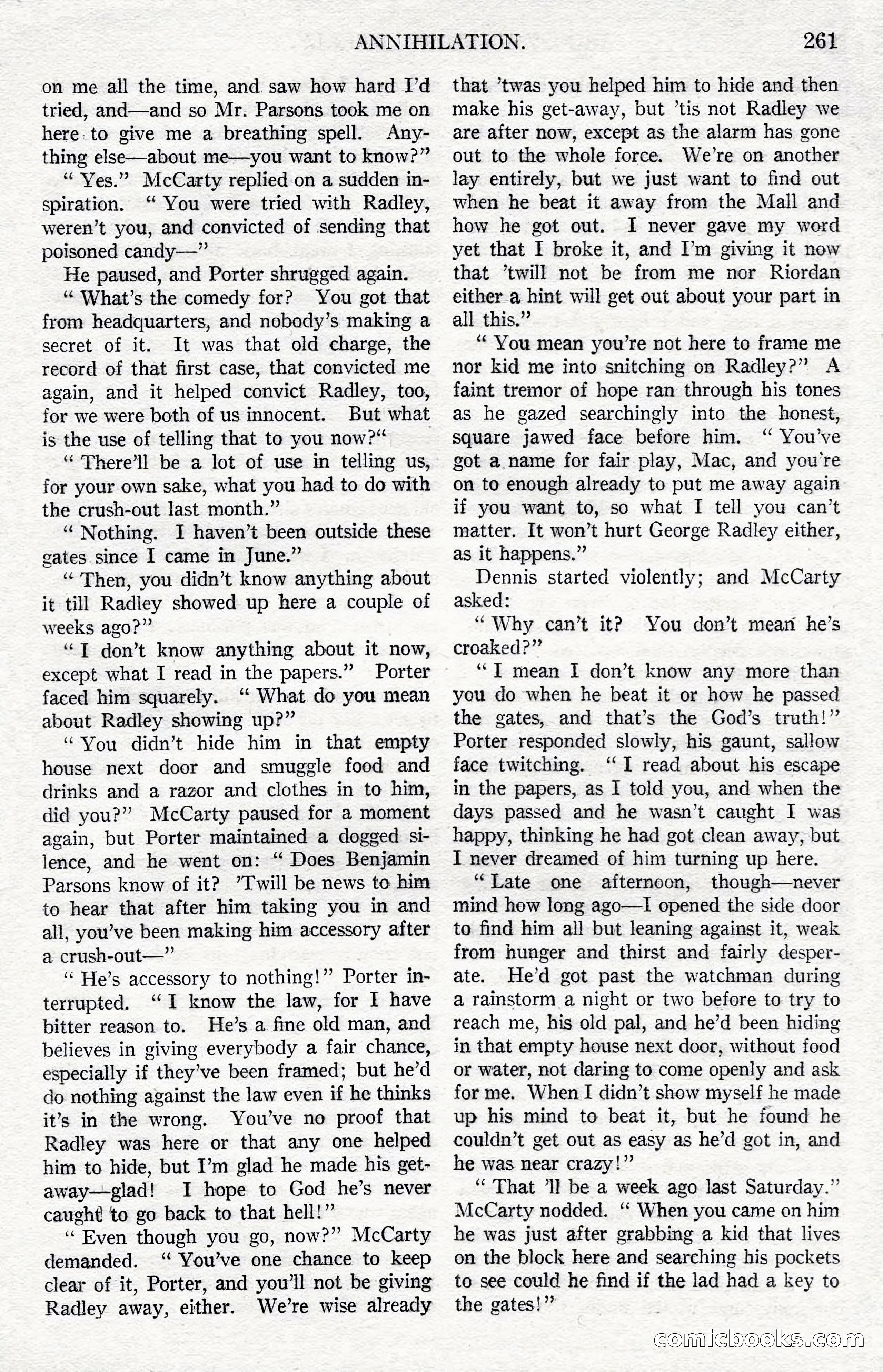 Argosy All-Story Weekly, December 1, 1923 — page 119 of 193