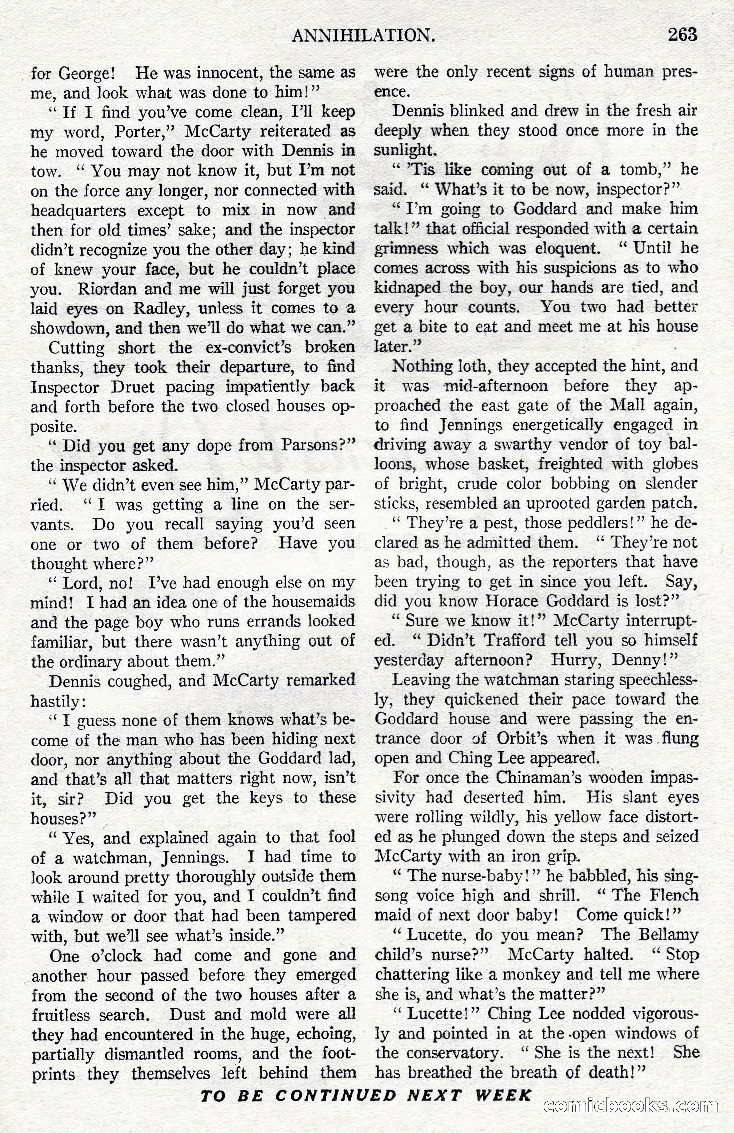 Argosy All-Story Weekly, December 1, 1923 — page 121 of 193