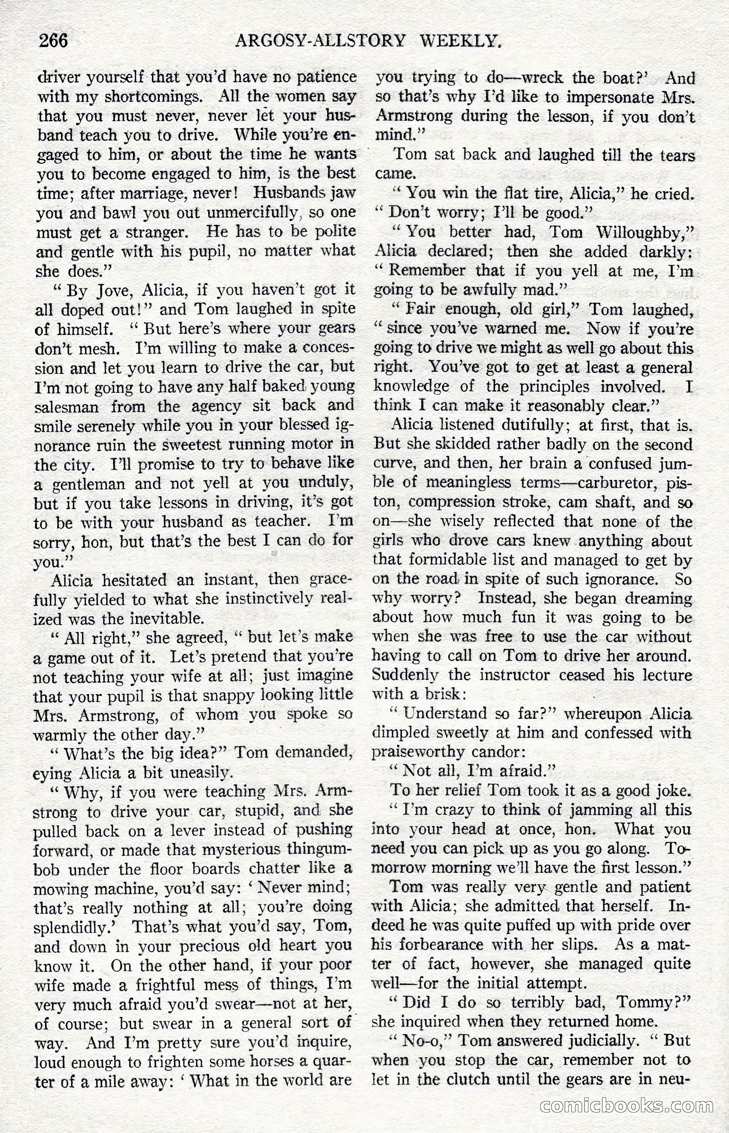 Argosy All-Story Weekly, December 1, 1923 — page 124 of 193