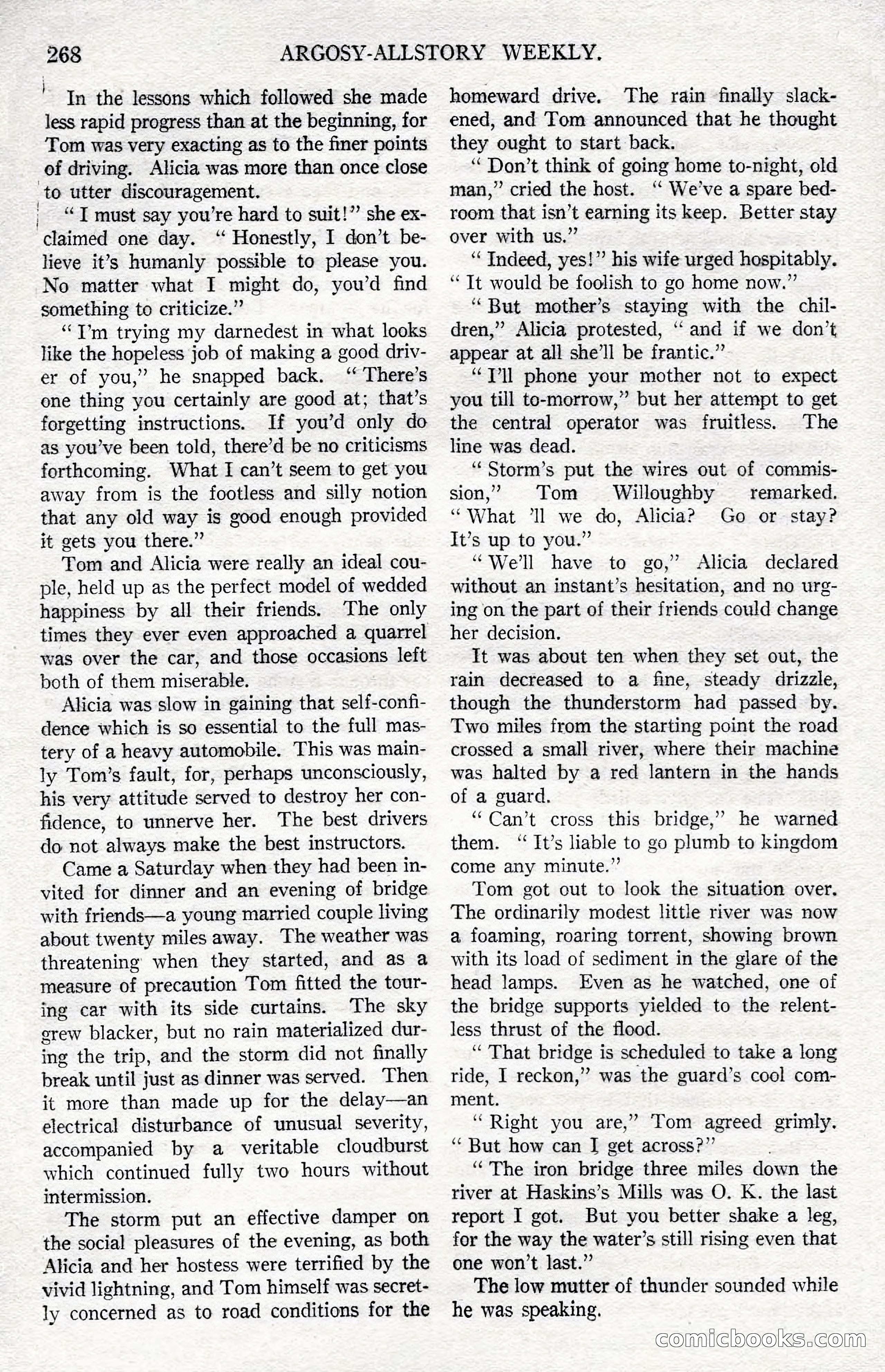 Argosy All-Story Weekly, December 1, 1923 — page 126 of 193