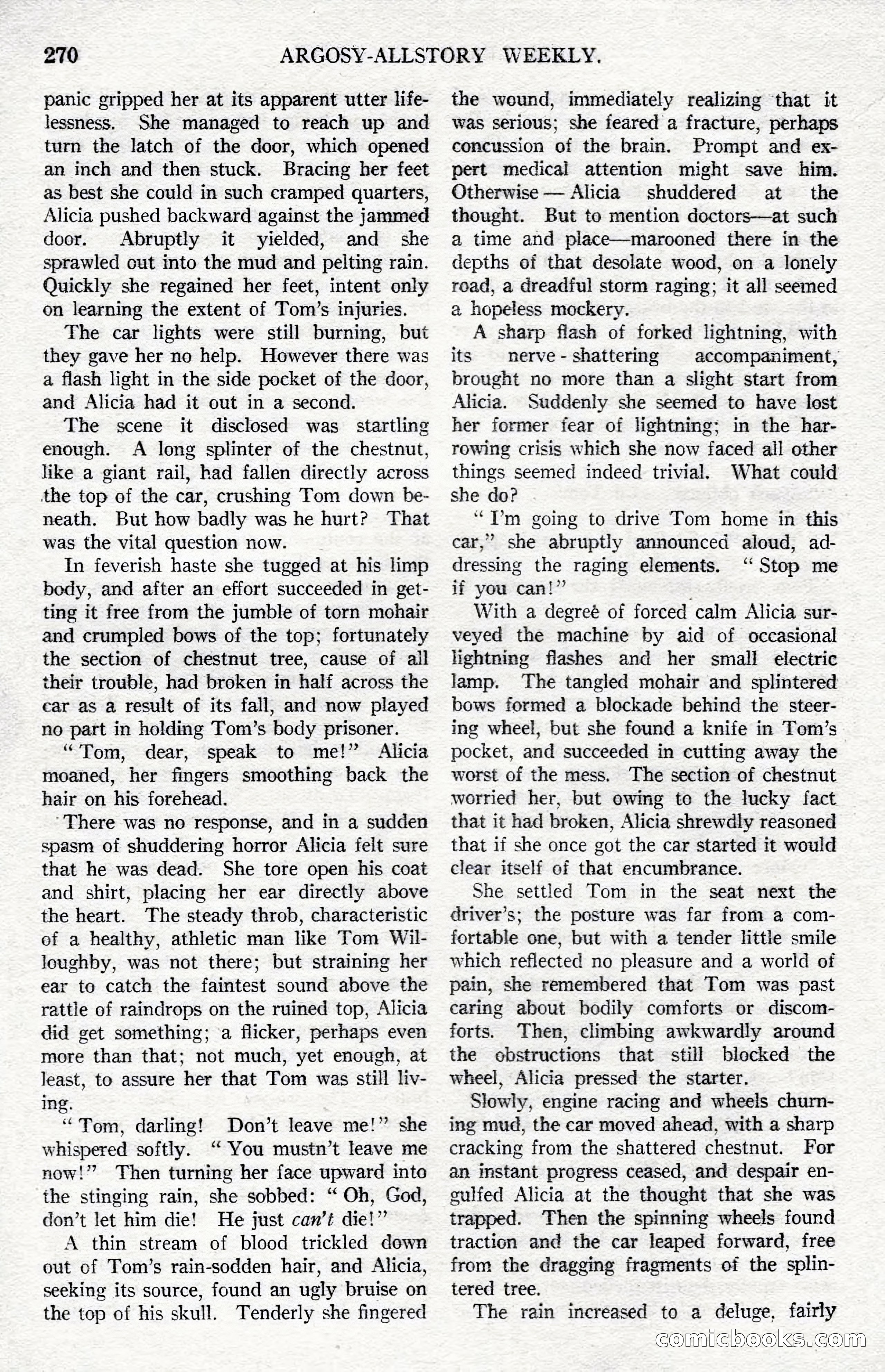 Argosy All-Story Weekly, December 1, 1923 — page 128 of 193