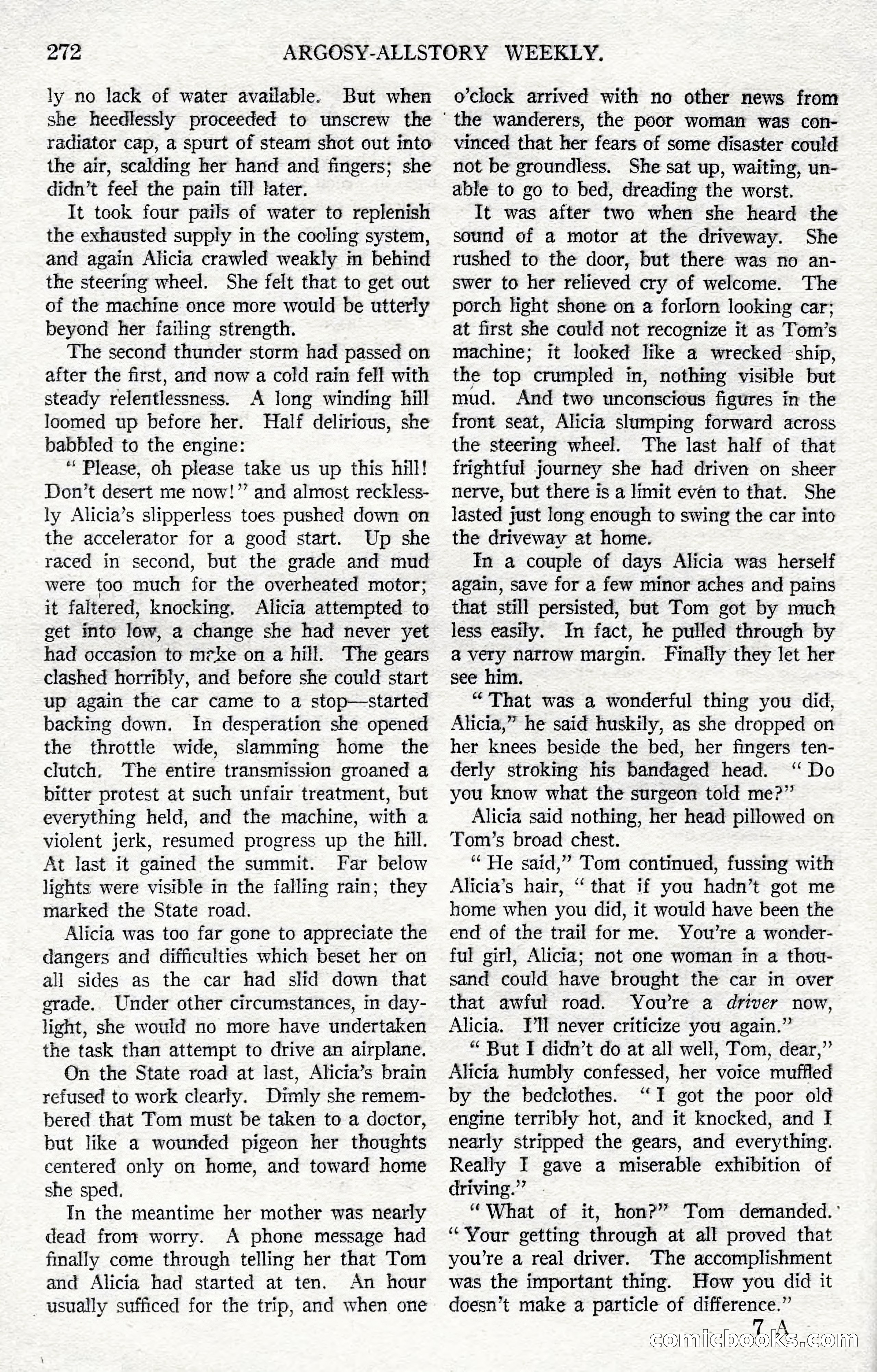 Argosy All-Story Weekly, December 1, 1923 — page 130 of 193