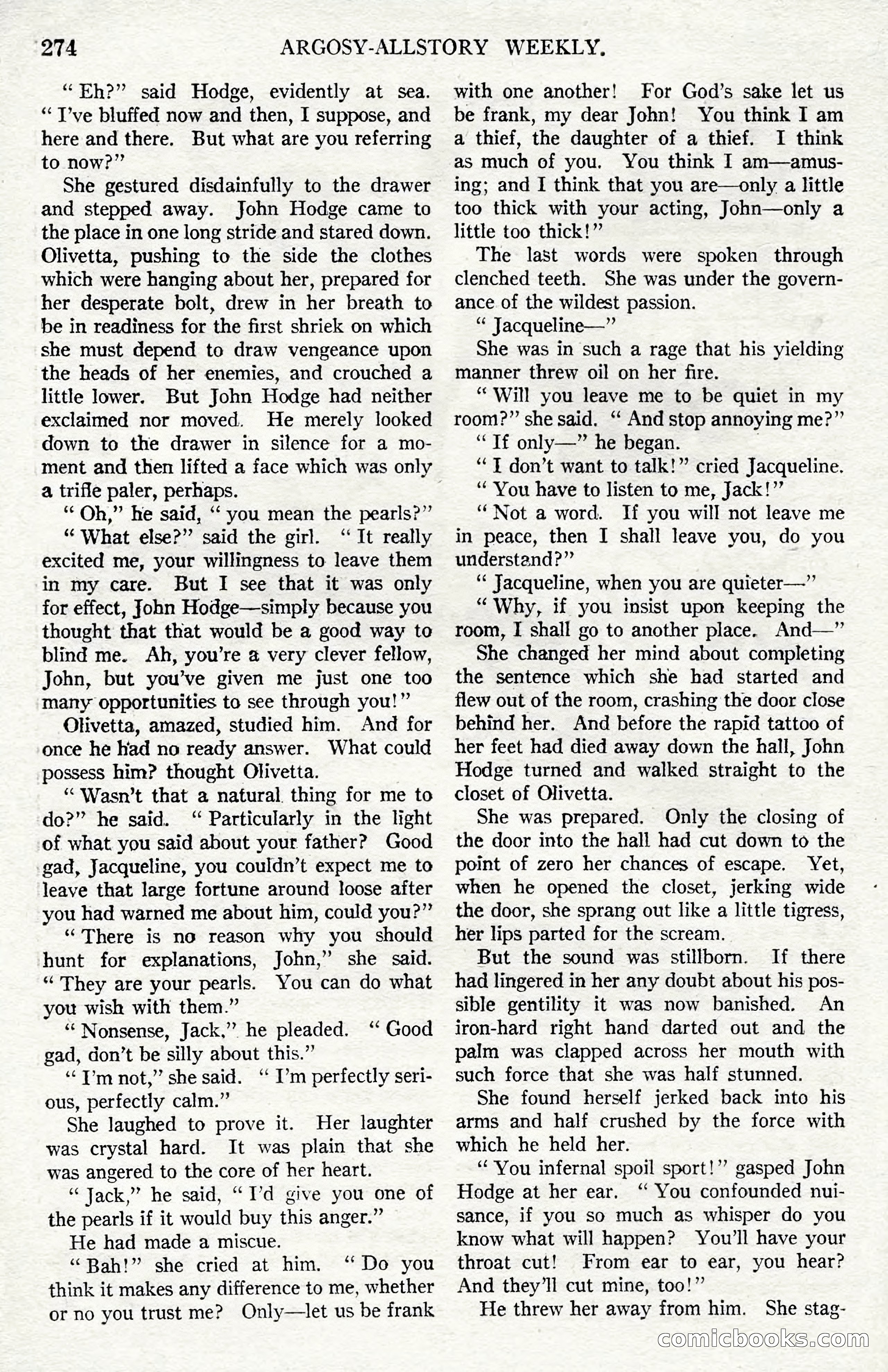 Argosy All-Story Weekly, December 1, 1923 — page 132 of 193