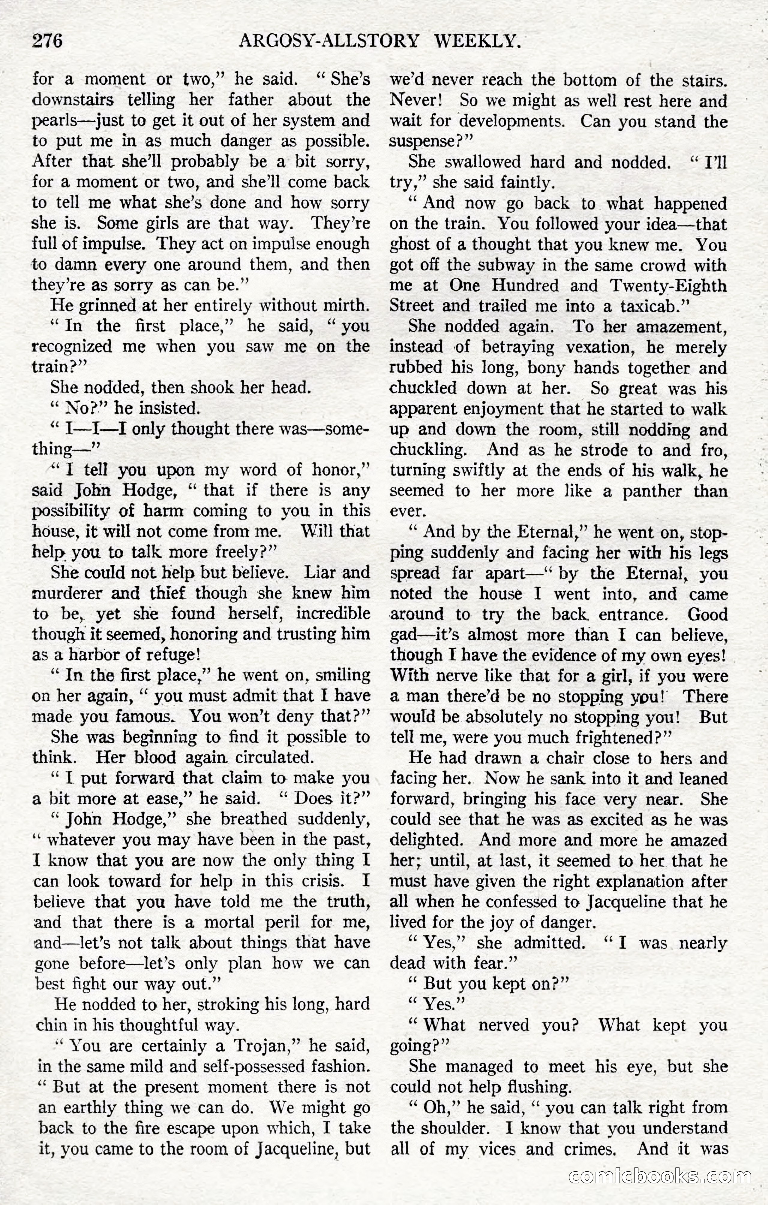 Argosy All-Story Weekly, December 1, 1923 — page 134 of 193