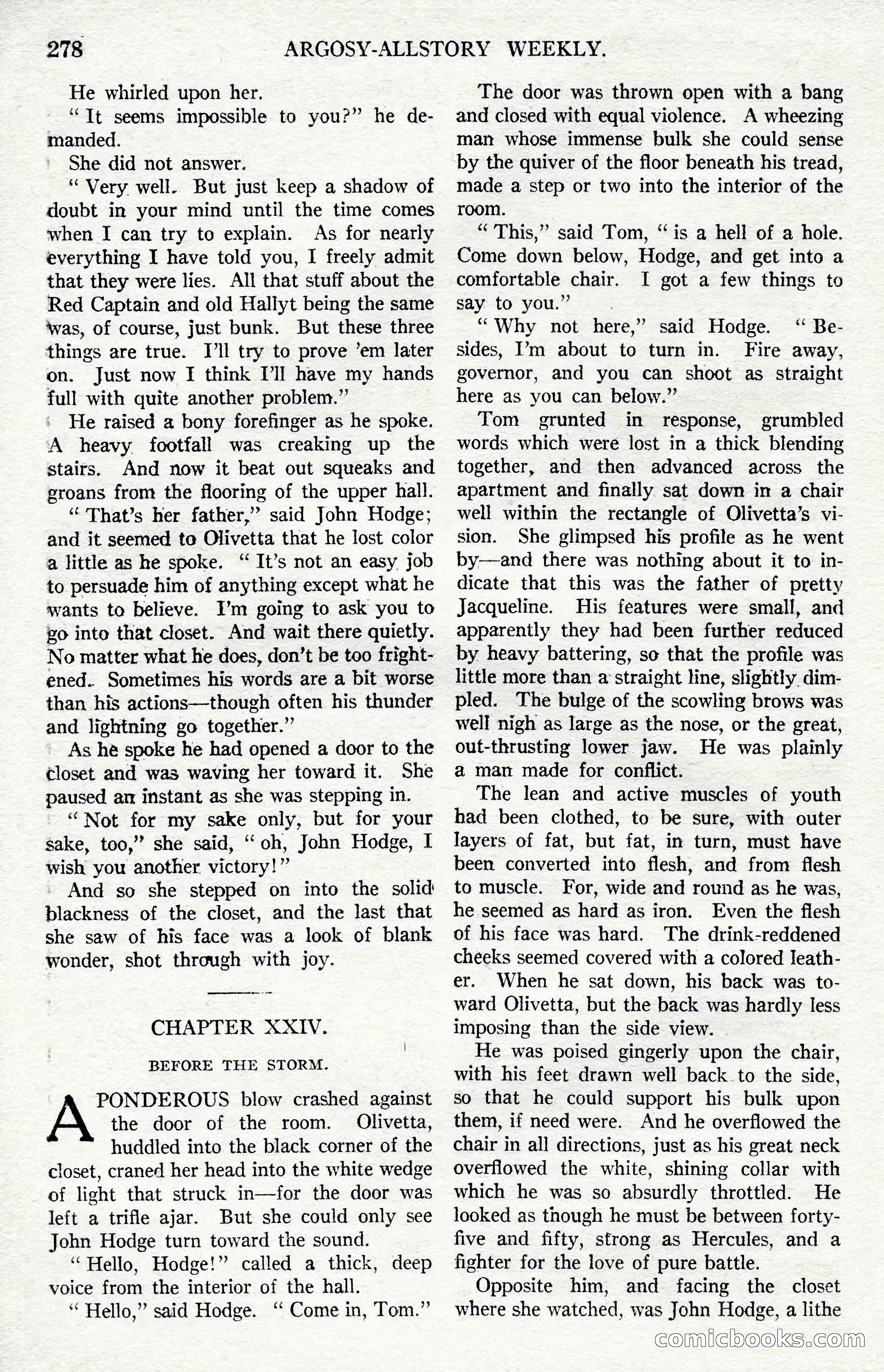 Argosy All-Story Weekly, December 1, 1923 — page 136 of 193