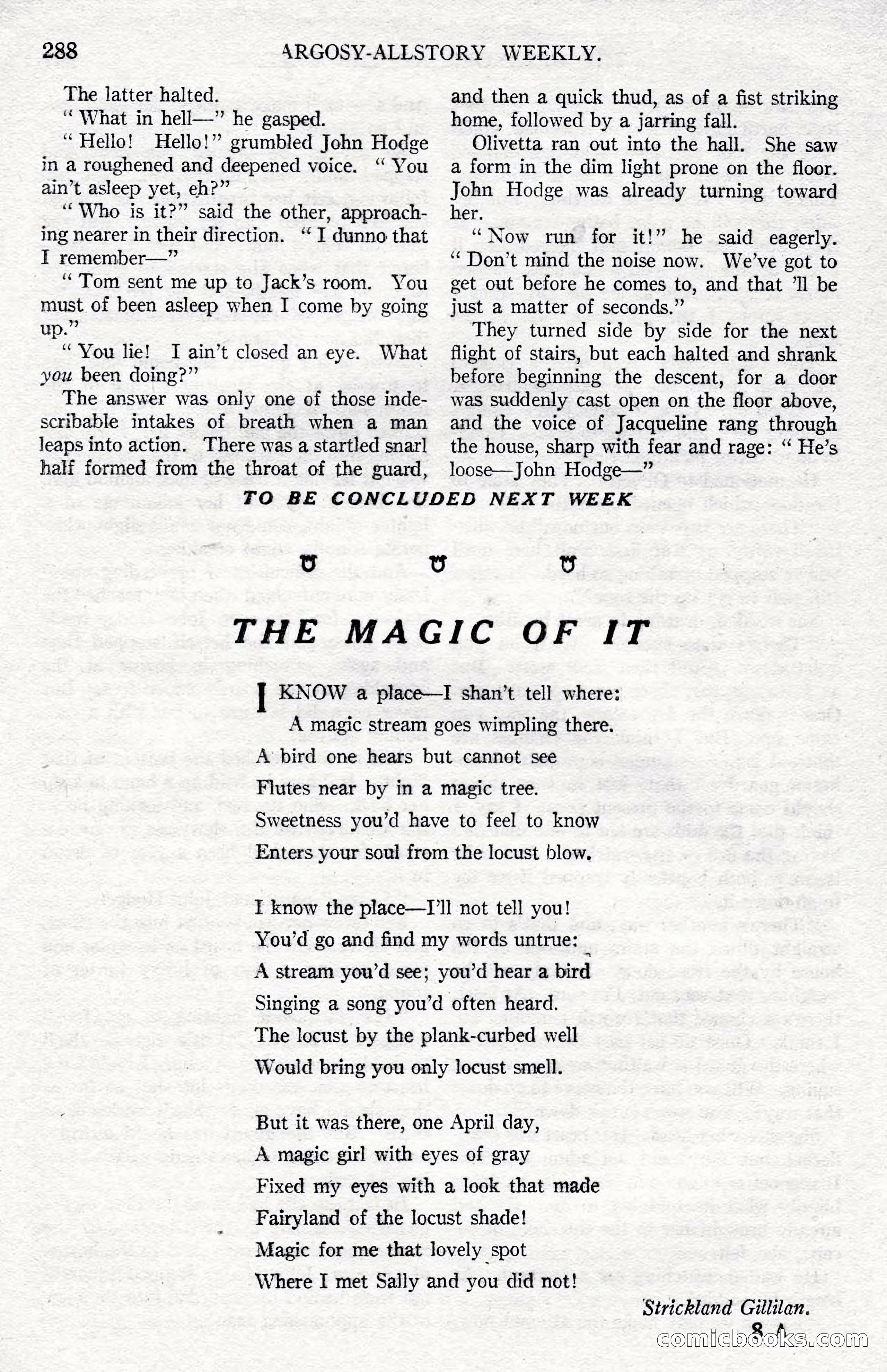 Argosy All-Story Weekly, December 1, 1923 — page 146 of 193