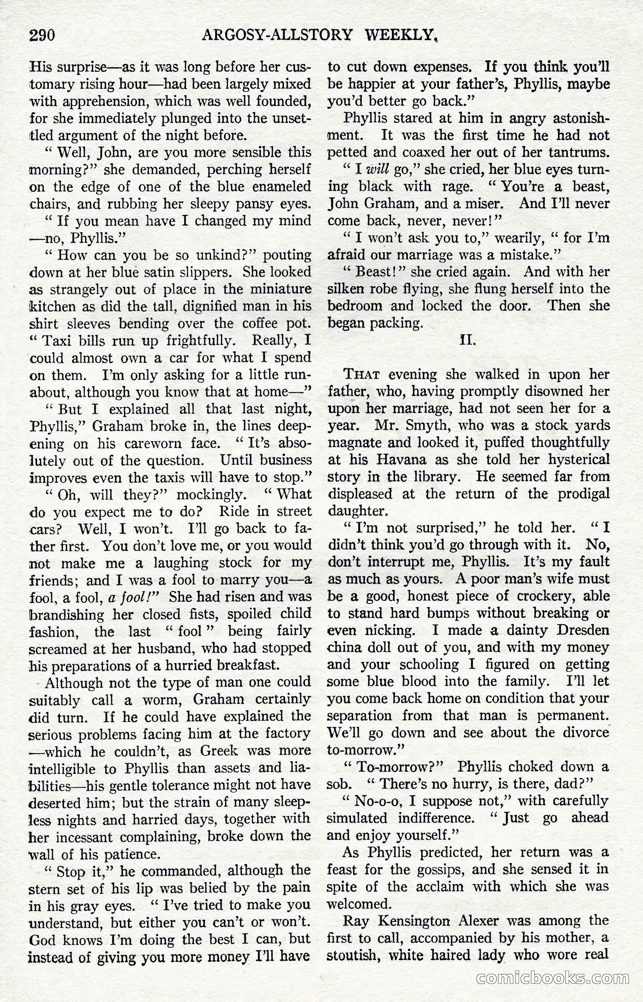 Argosy All-Story Weekly, December 1, 1923 — page 148 of 193