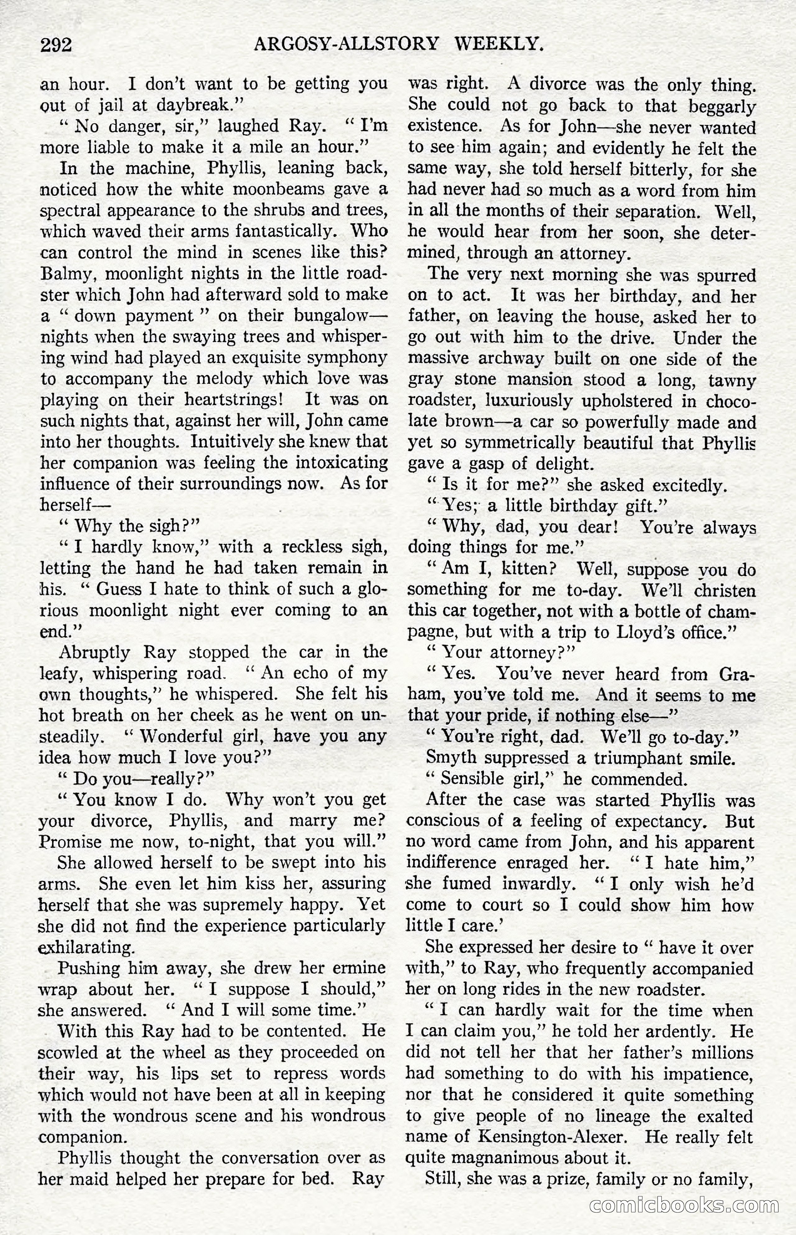 Argosy All-Story Weekly, December 1, 1923 — page 150 of 193