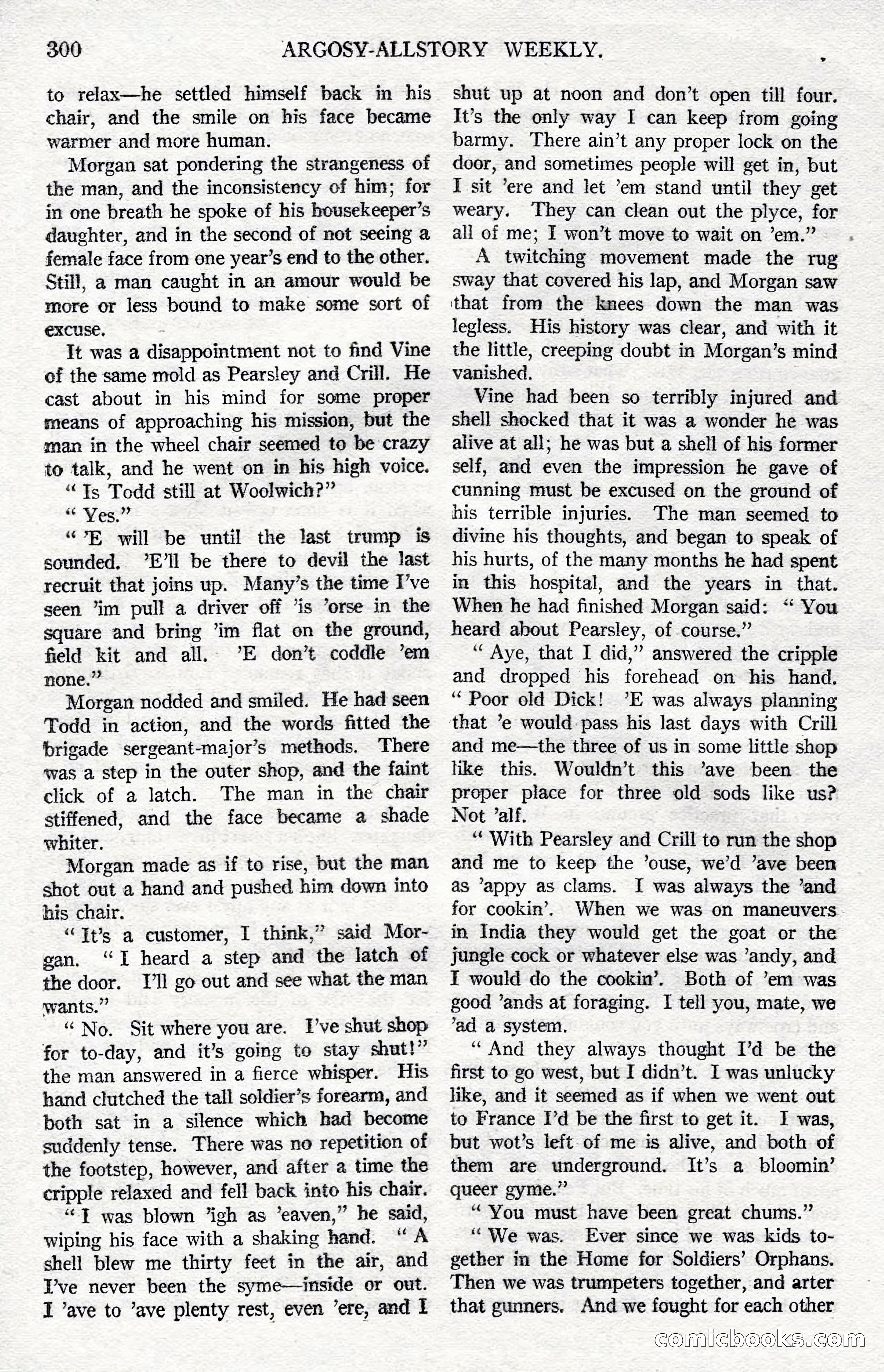 Argosy All-Story Weekly, December 1, 1923 — page 158 of 193