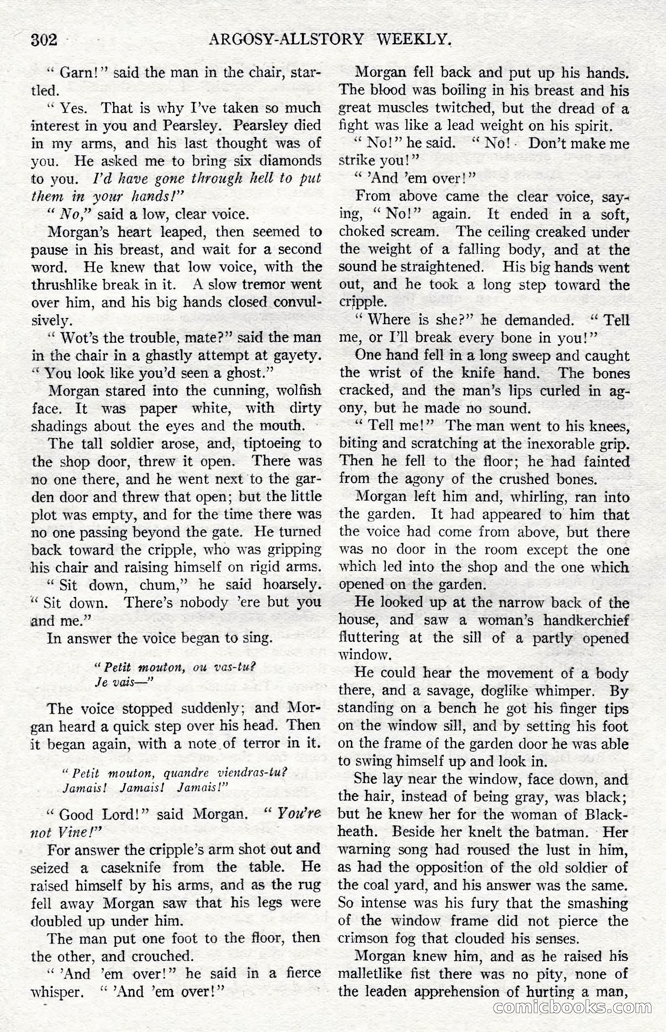 Argosy All-Story Weekly, December 1, 1923 — page 160 of 193