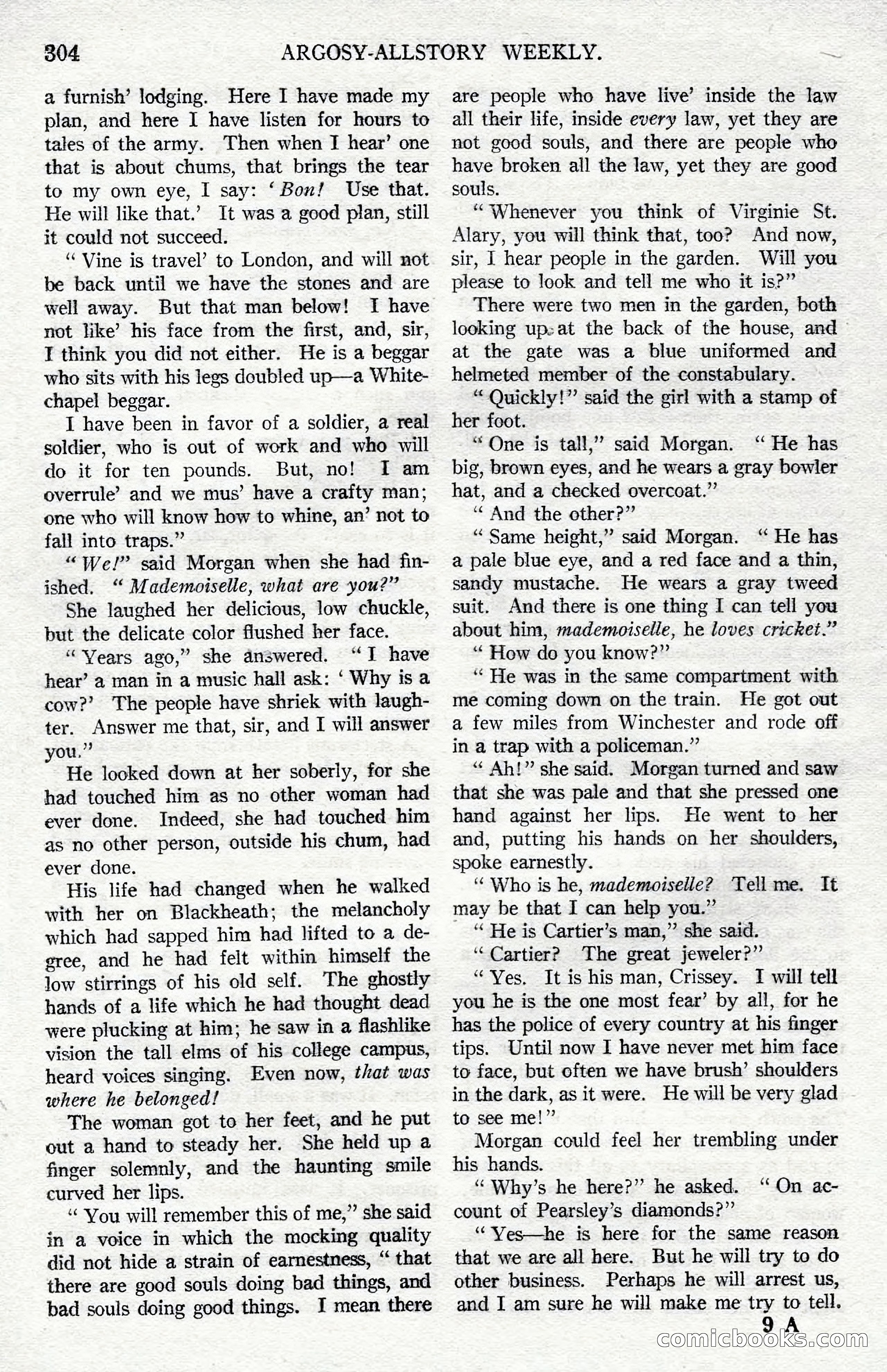 Argosy All-Story Weekly, December 1, 1923 — page 162 of 193