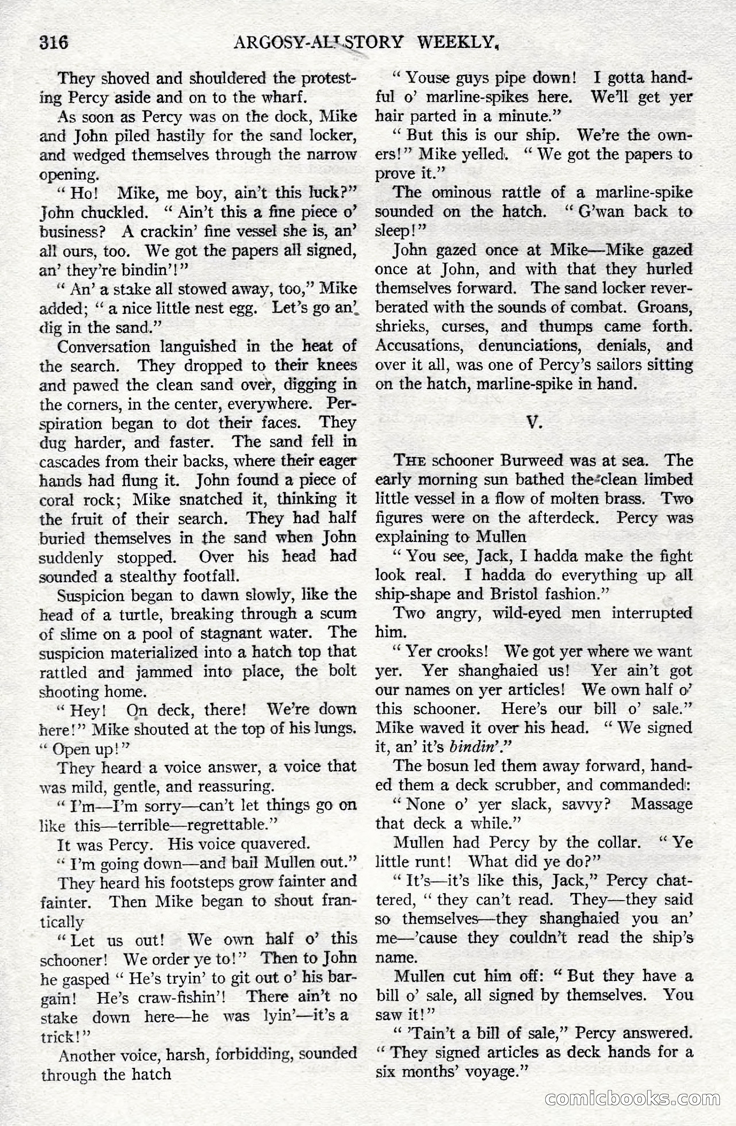 Argosy All-Story Weekly, December 1, 1923 — page 174 of 193