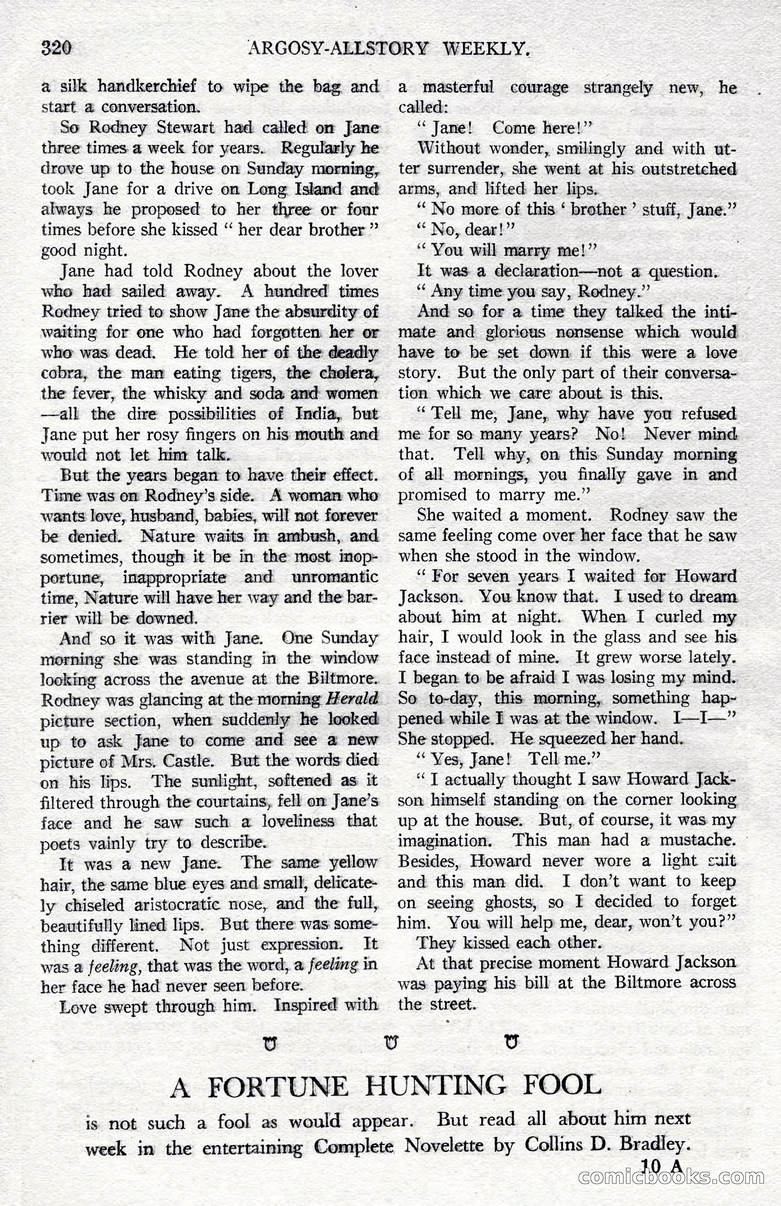 Argosy All-Story Weekly, December 1, 1923 — page 178 of 193