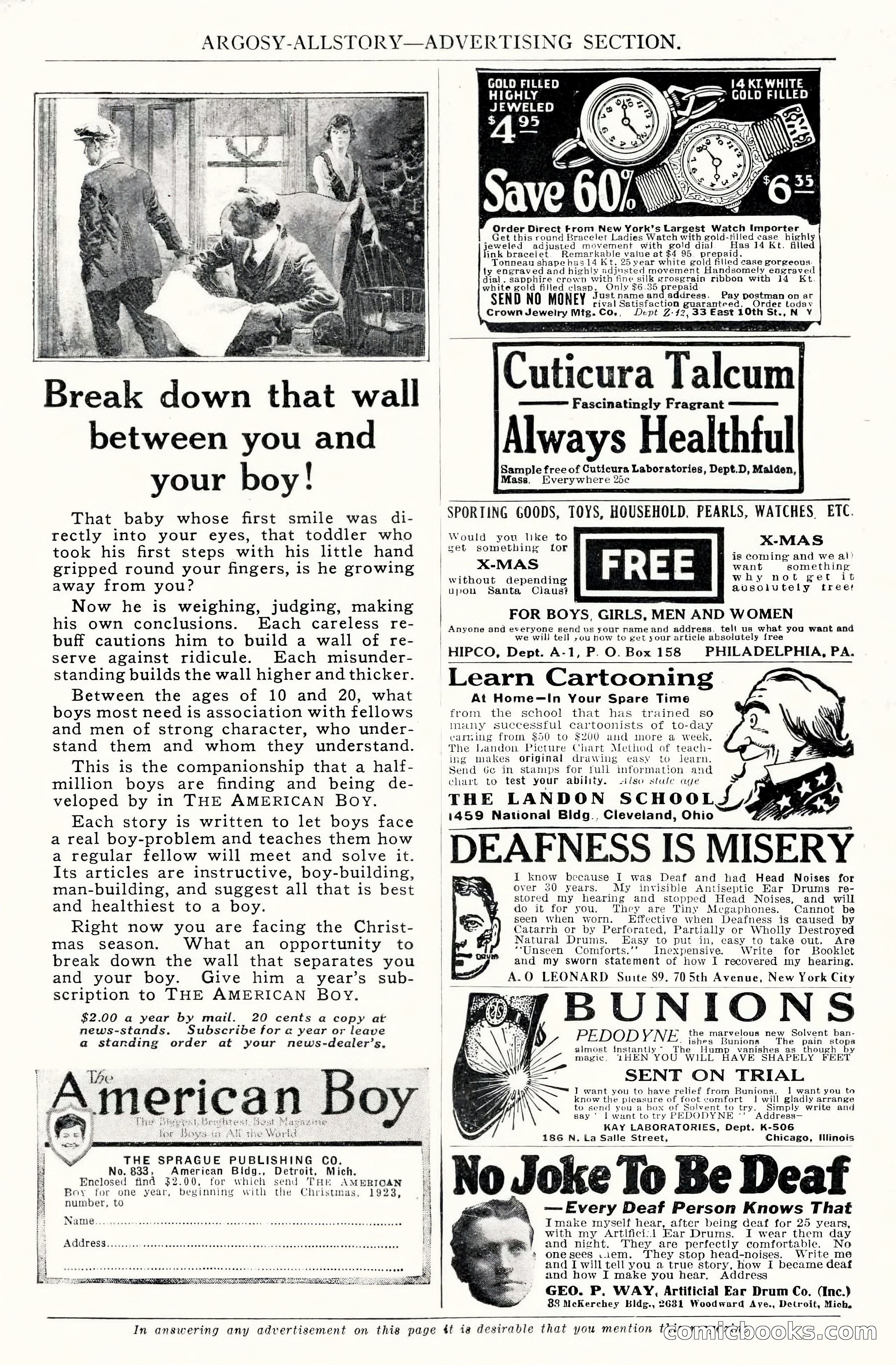 Argosy All-Story Weekly, December 1, 1923 — page 184 of 193
