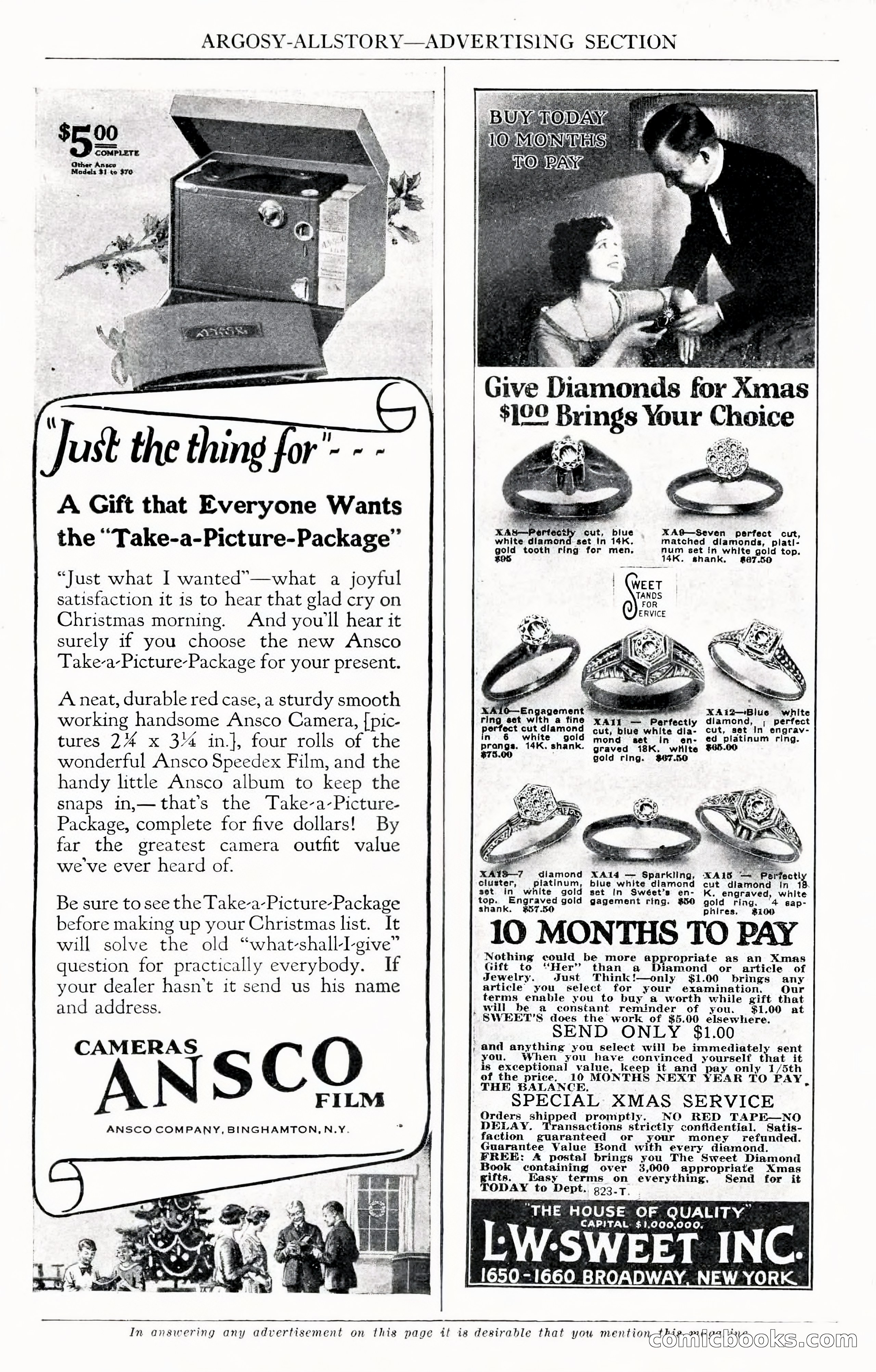 Argosy All-Story Weekly, December 1, 1923 — page 185 of 193