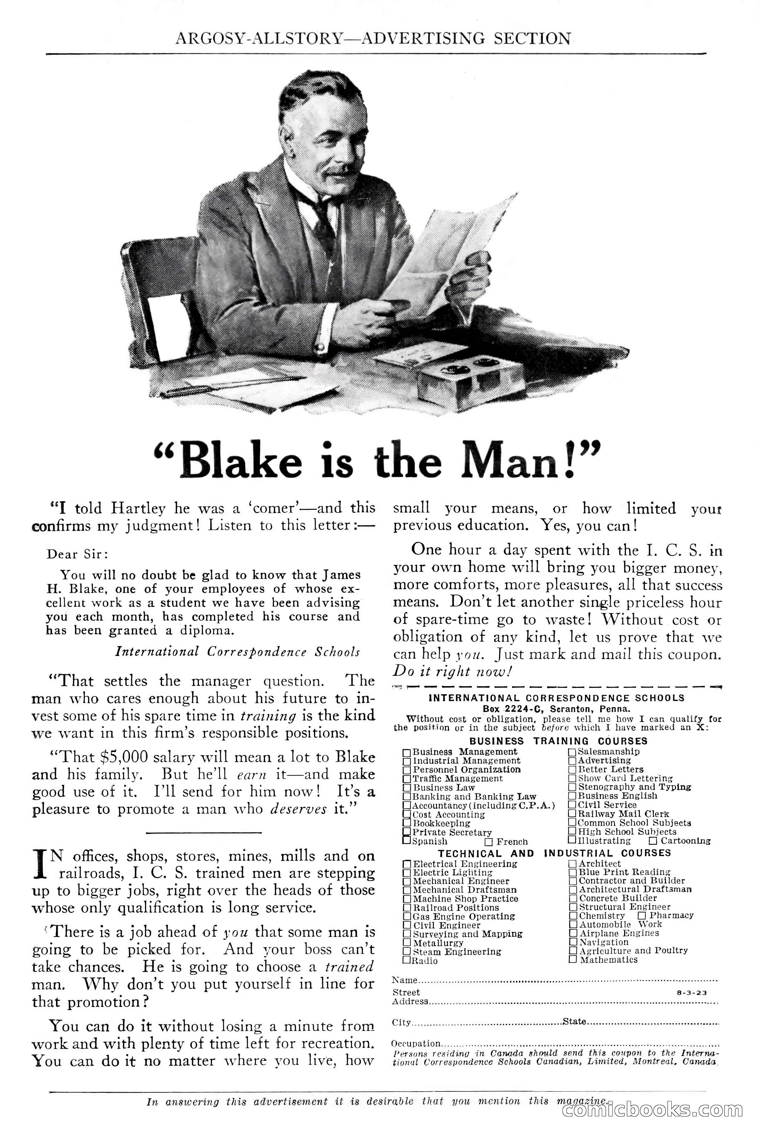 Argosy All-Story Weekly, December 8, 1923 — page 9 of 185