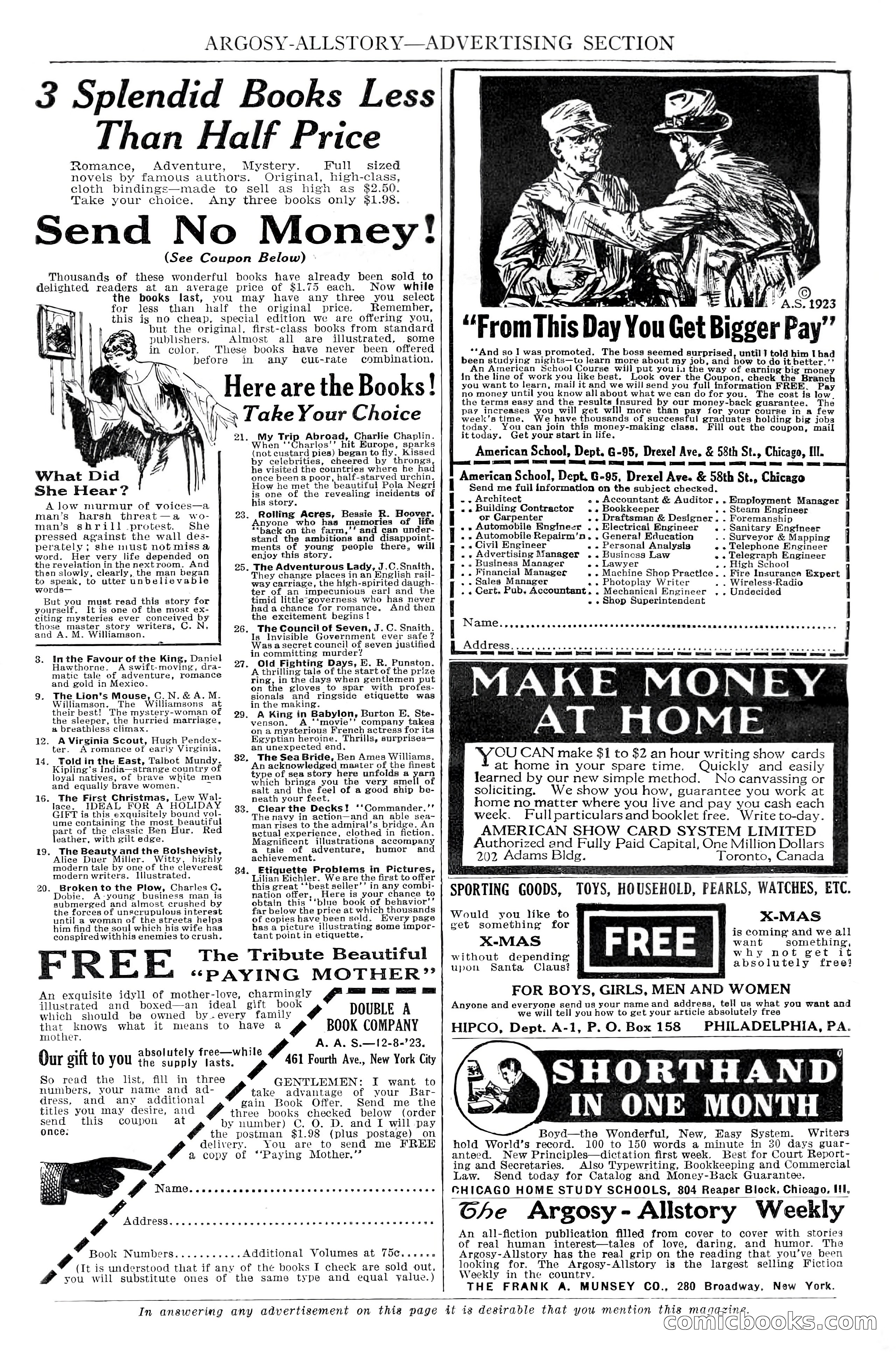 Argosy All-Story Weekly, December 8, 1923 — page 12 of 185