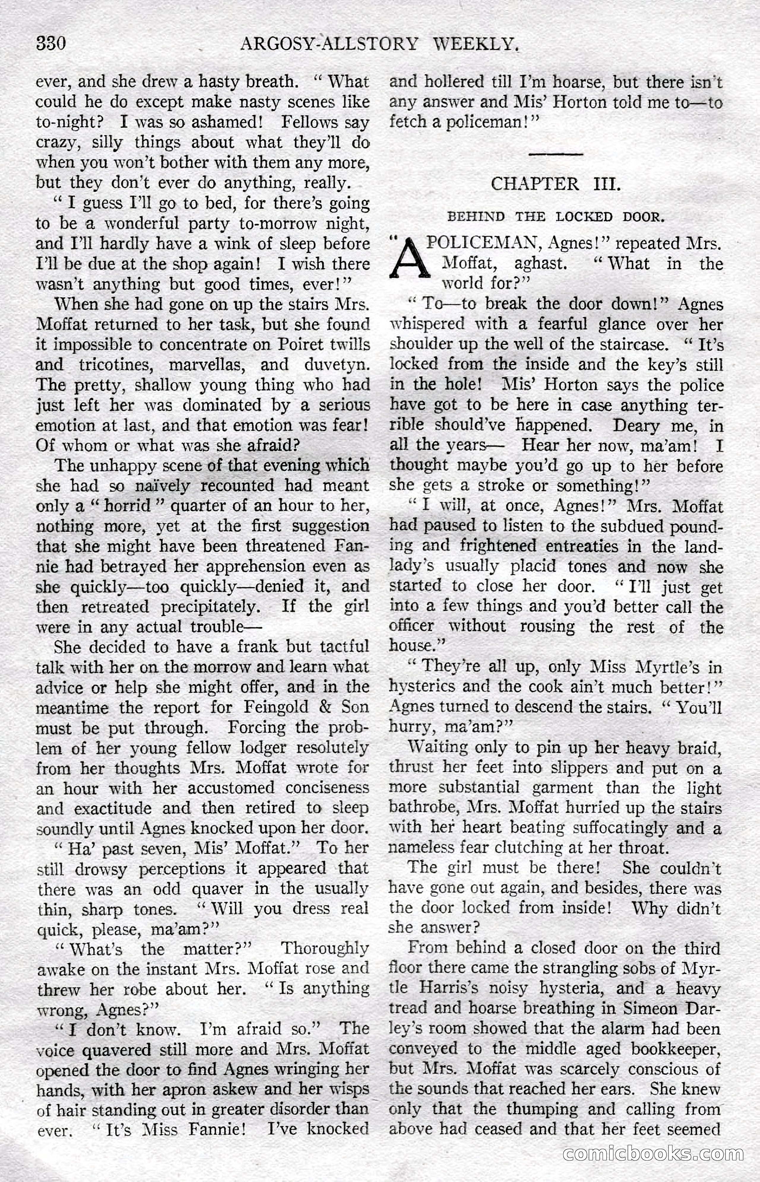 Argosy All-Story Weekly, December 8, 1923 — page 24 of 185