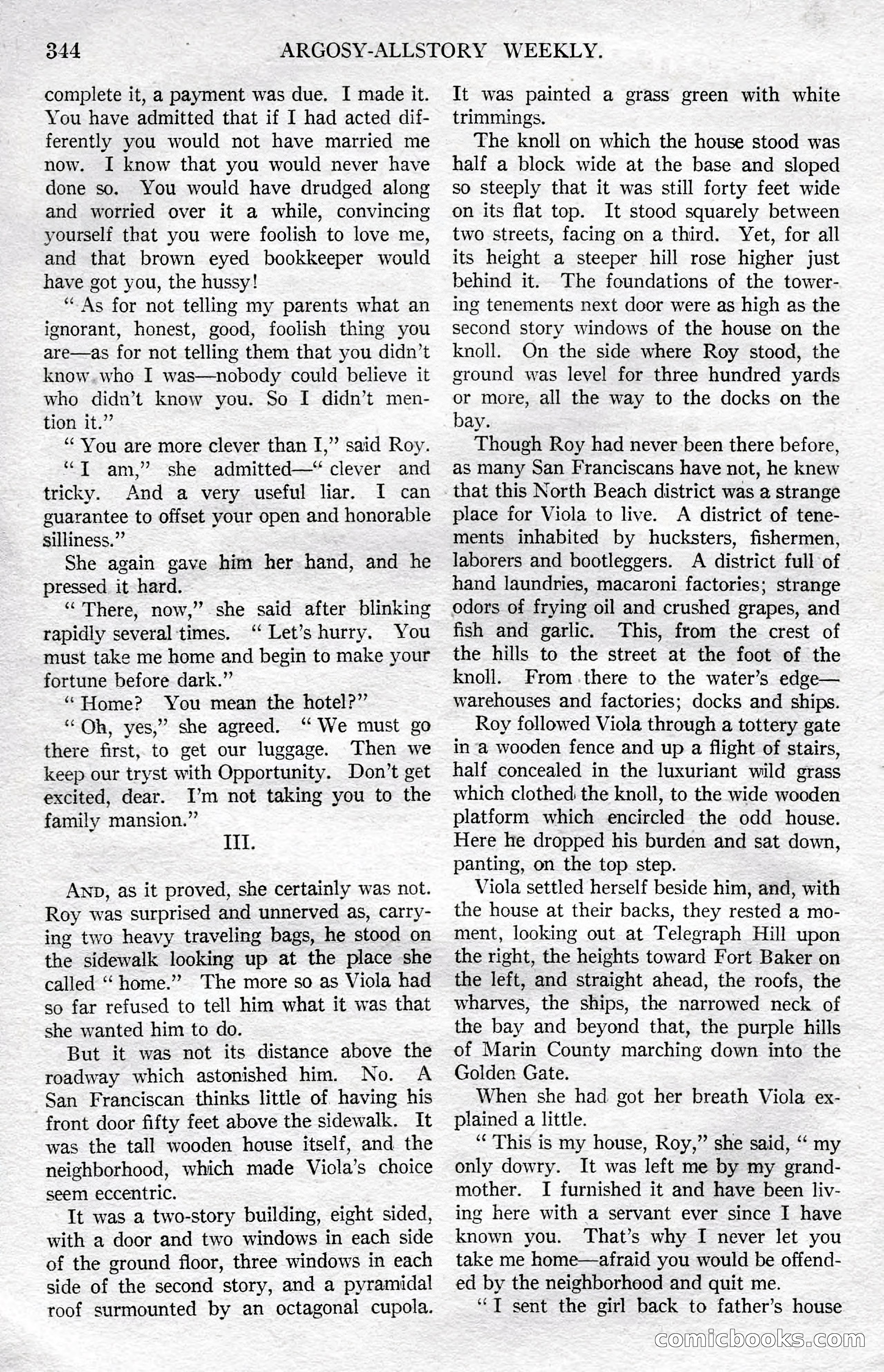 Argosy All-Story Weekly, December 8, 1923 — page 38 of 185