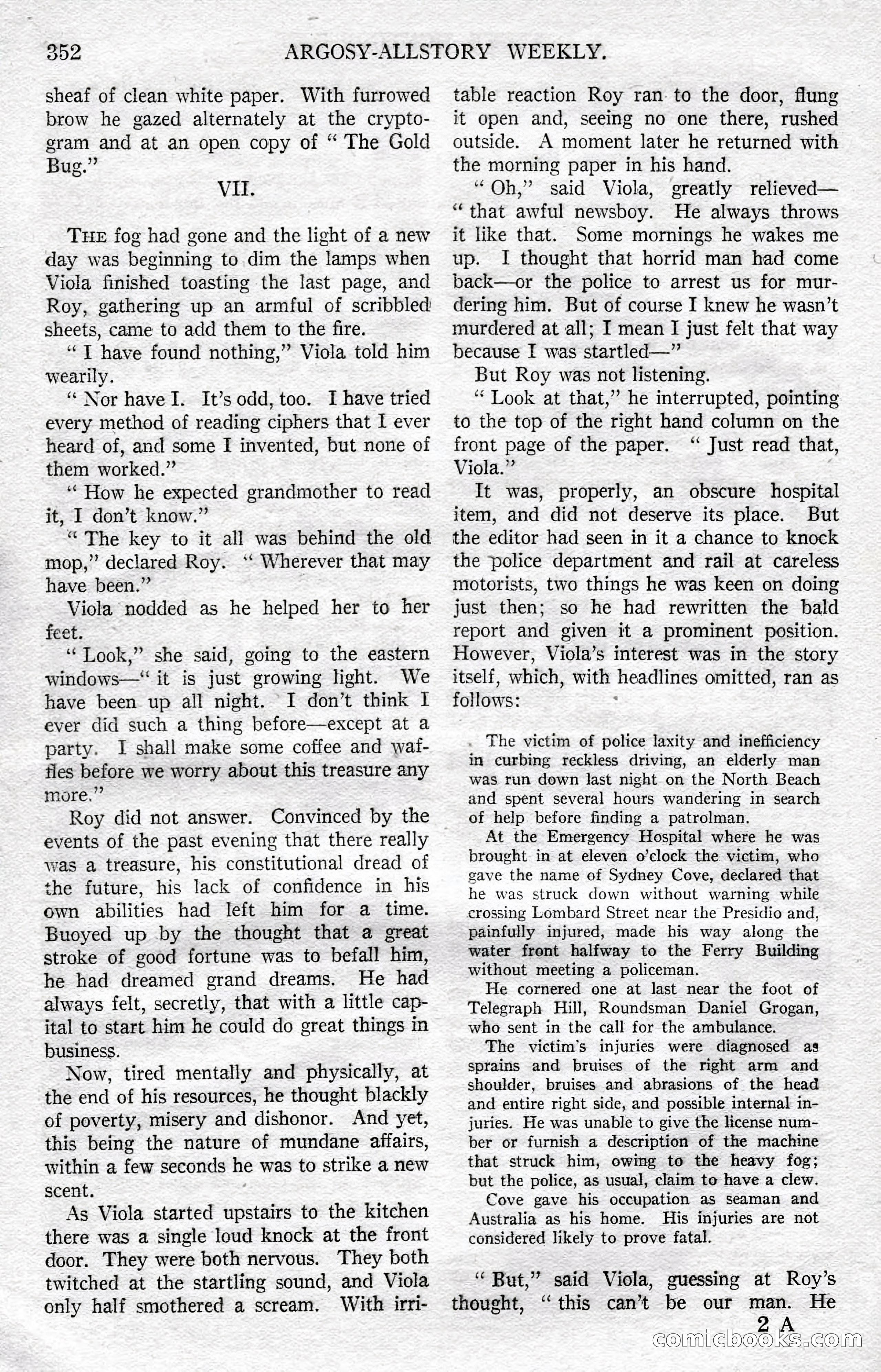 Argosy All-Story Weekly, December 8, 1923 — page 46 of 185