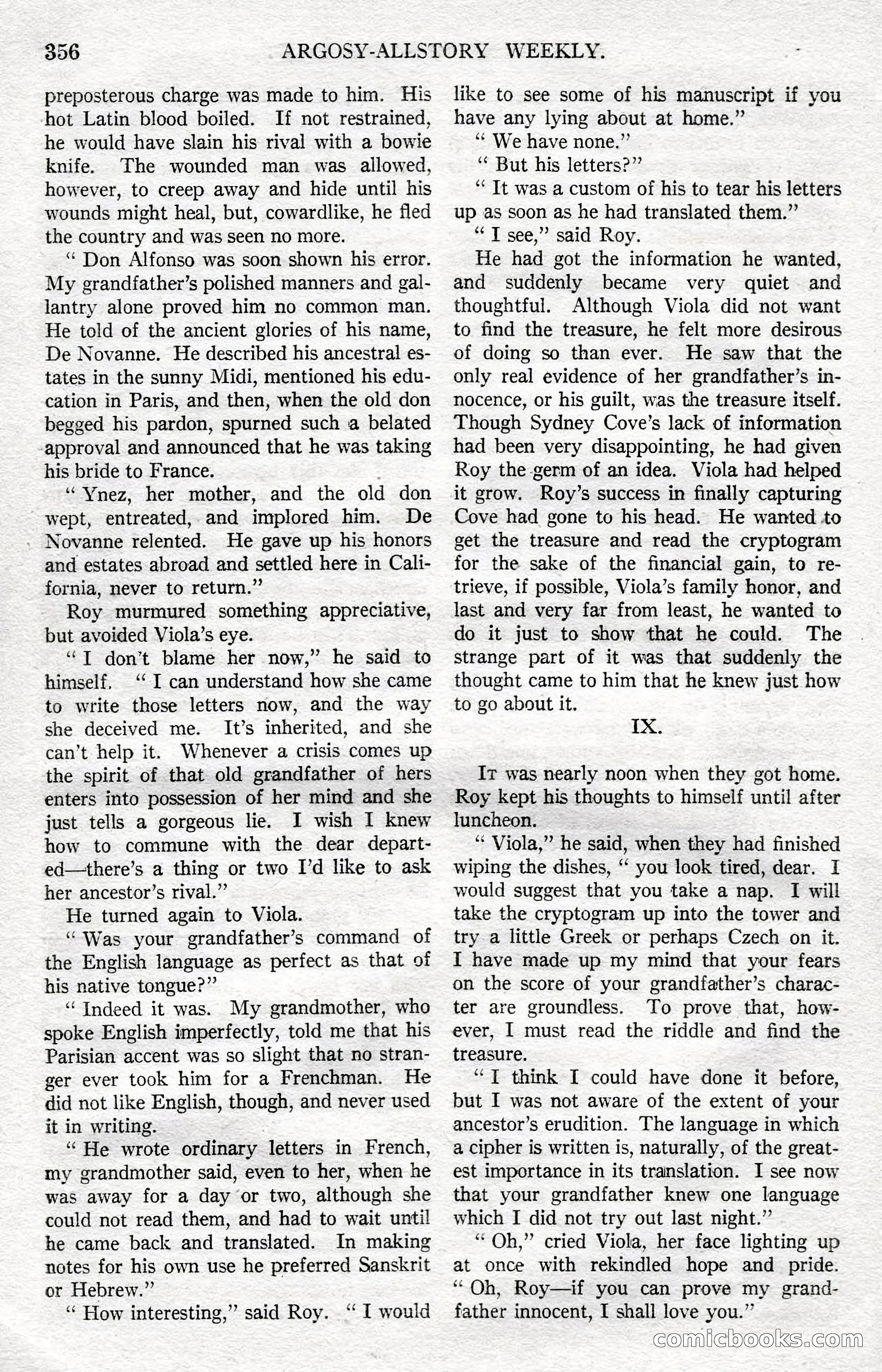 Argosy All-Story Weekly, December 8, 1923 — page 50 of 185