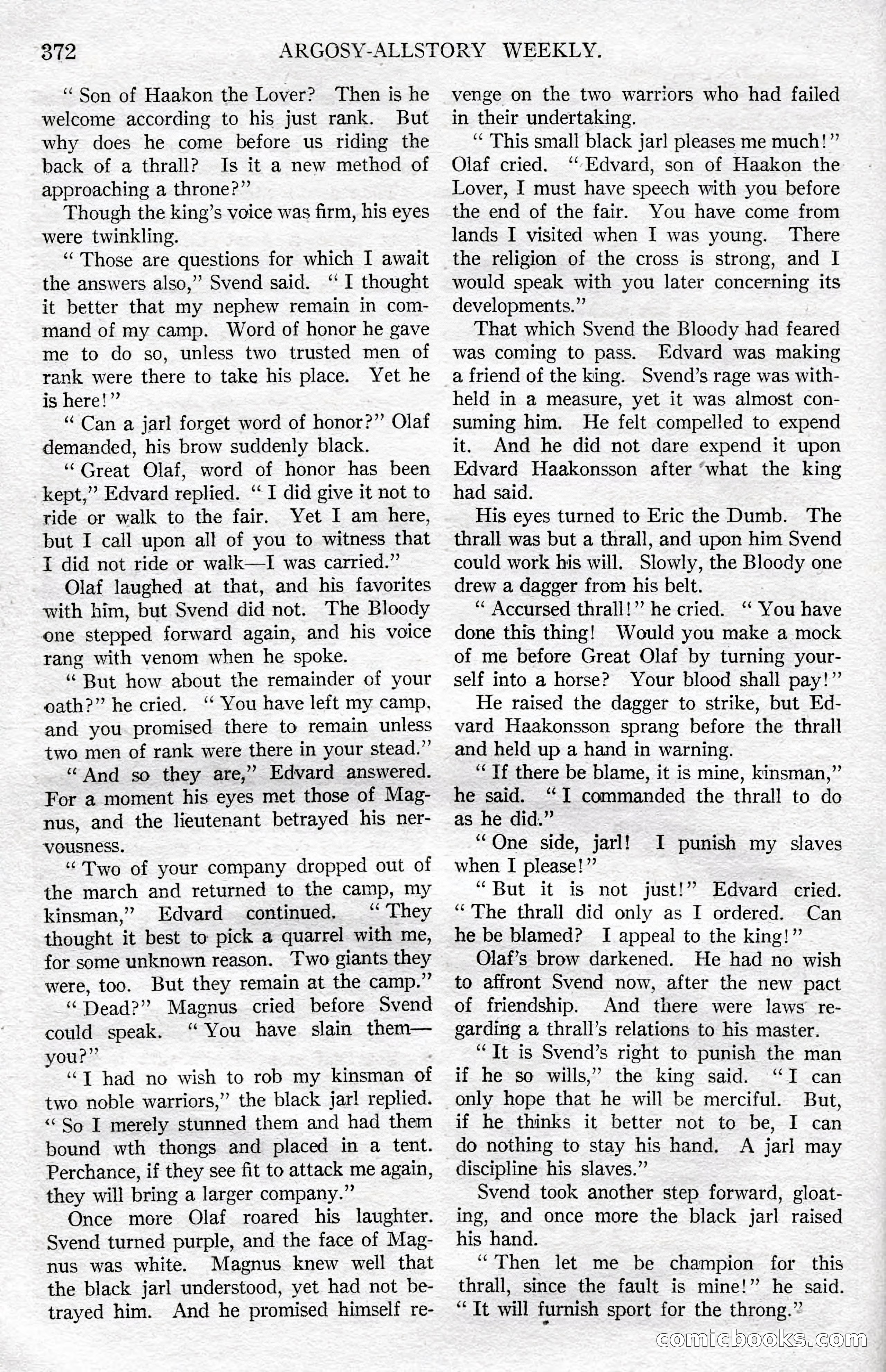 Argosy All-Story Weekly, December 8, 1923 — page 66 of 185