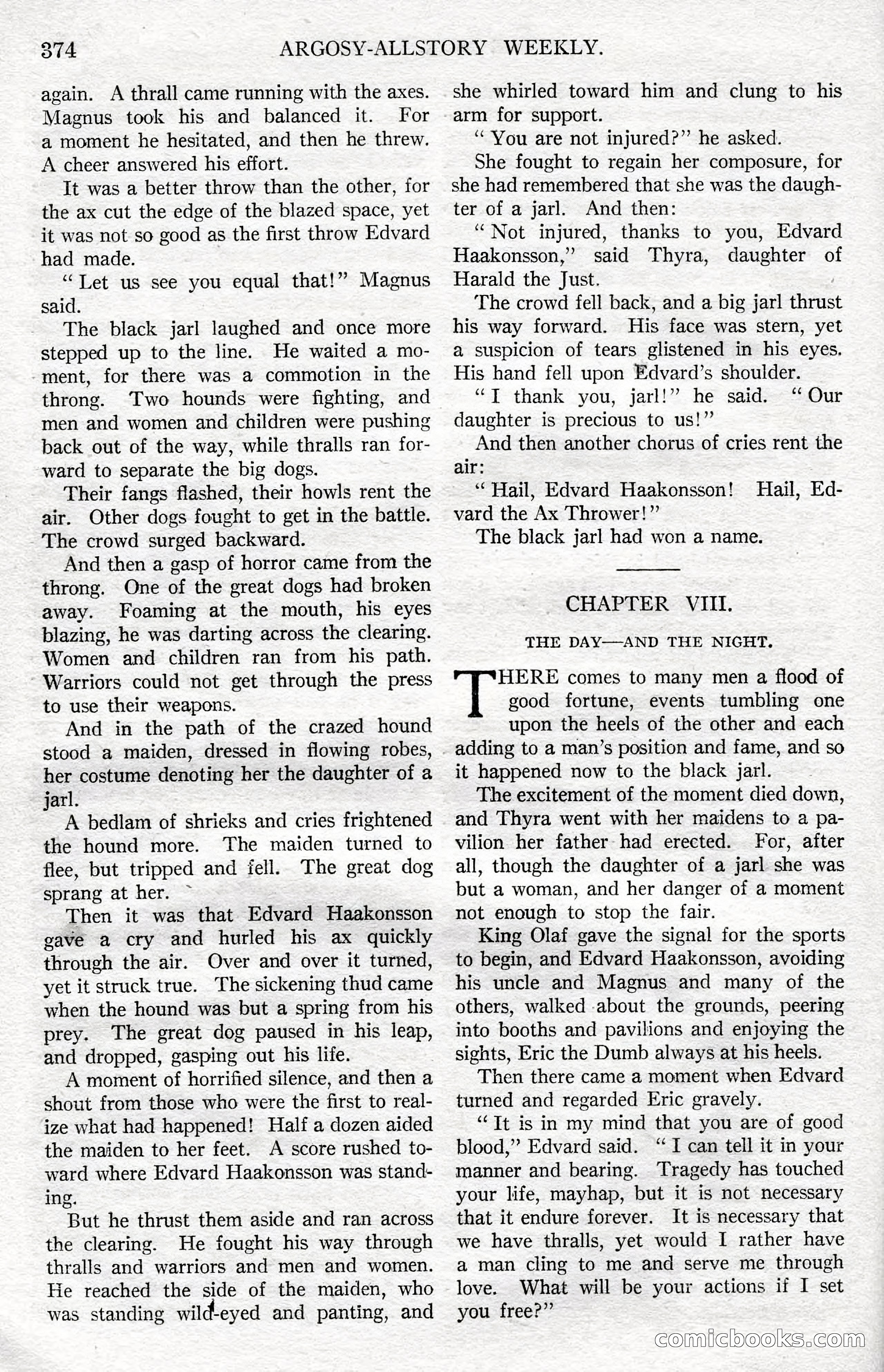 Argosy All-Story Weekly, December 8, 1923 — page 68 of 185