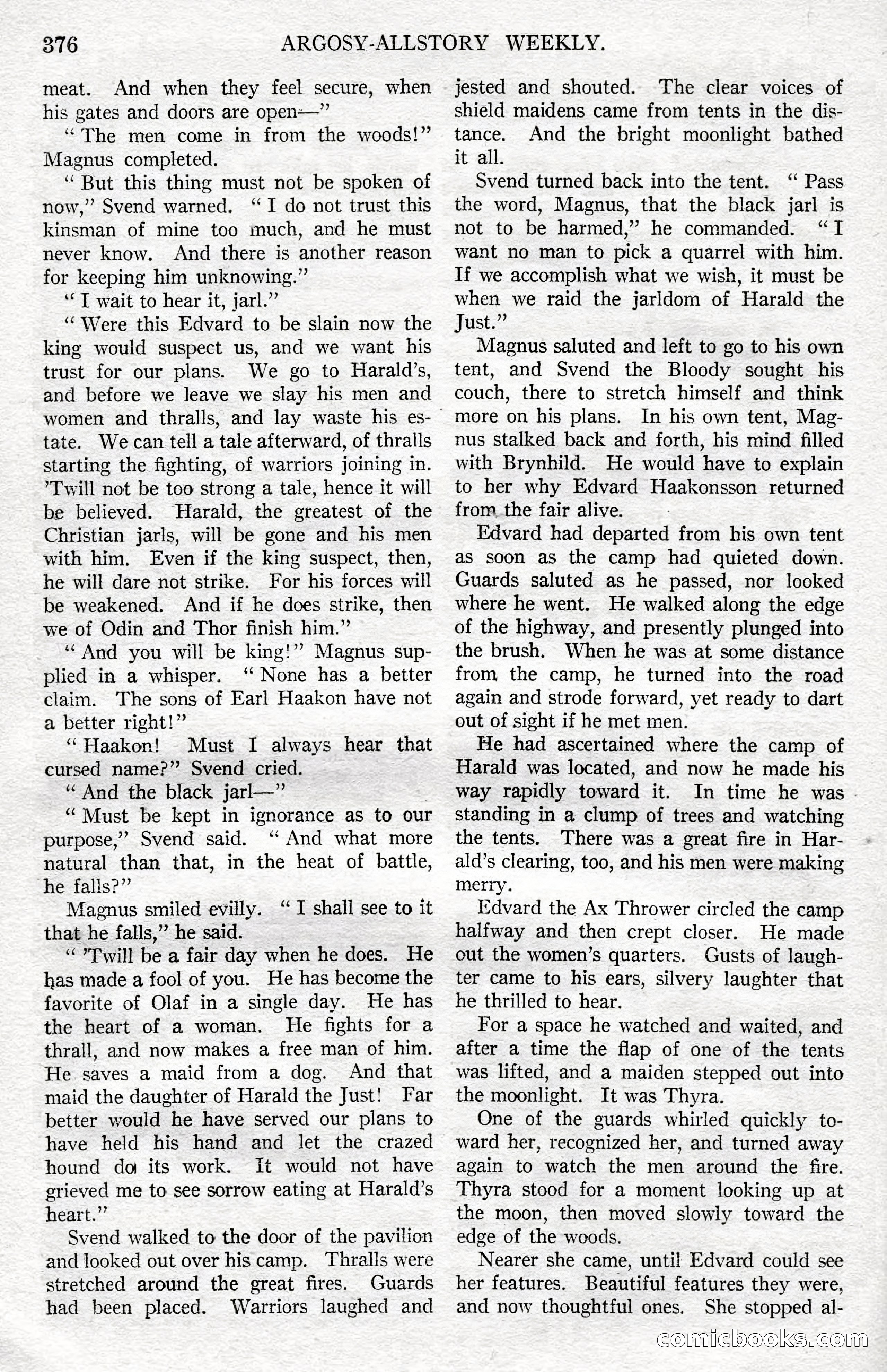 Argosy All-Story Weekly, December 8, 1923 — page 70 of 185