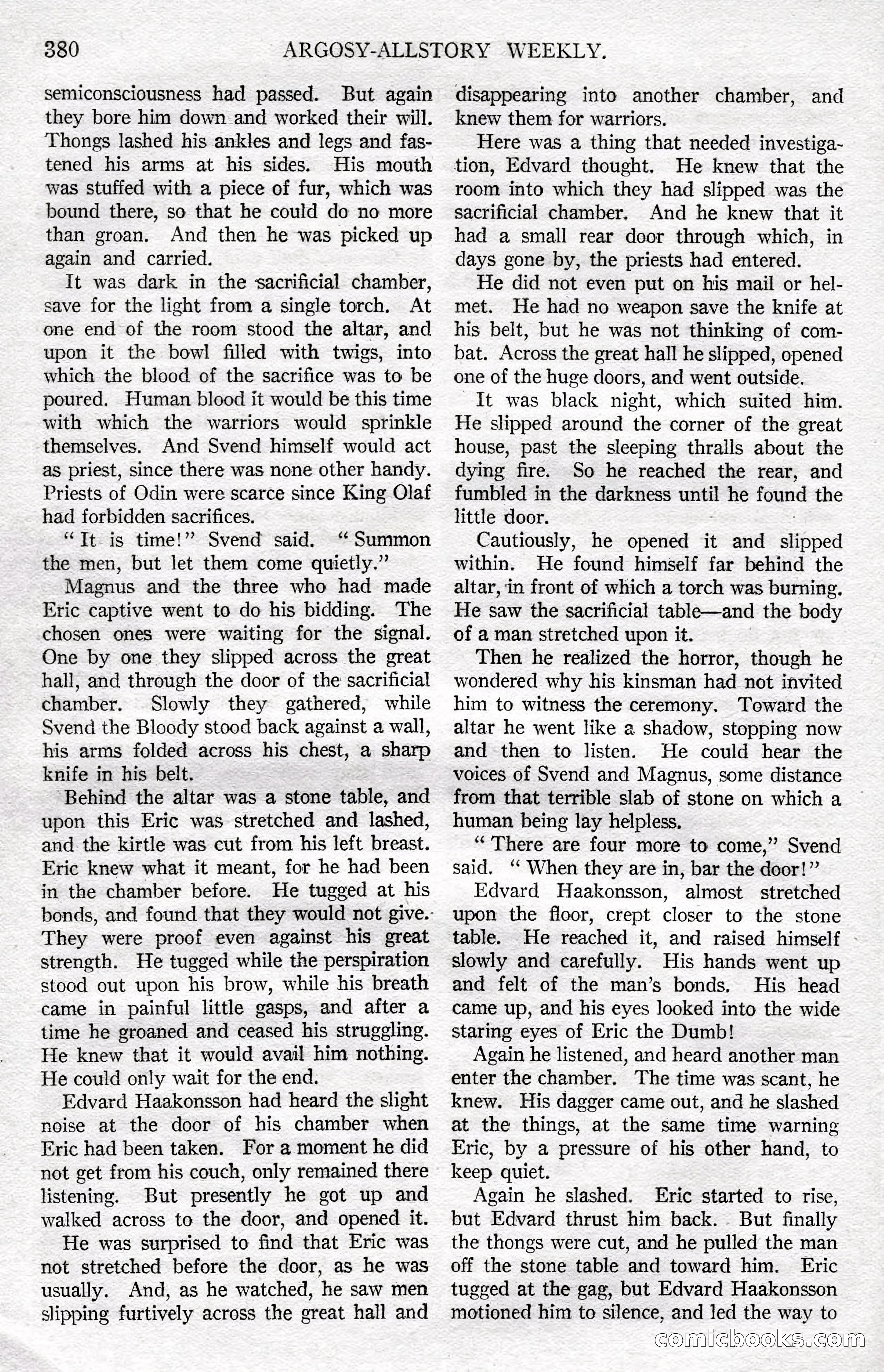 Argosy All-Story Weekly, December 8, 1923 — page 74 of 185