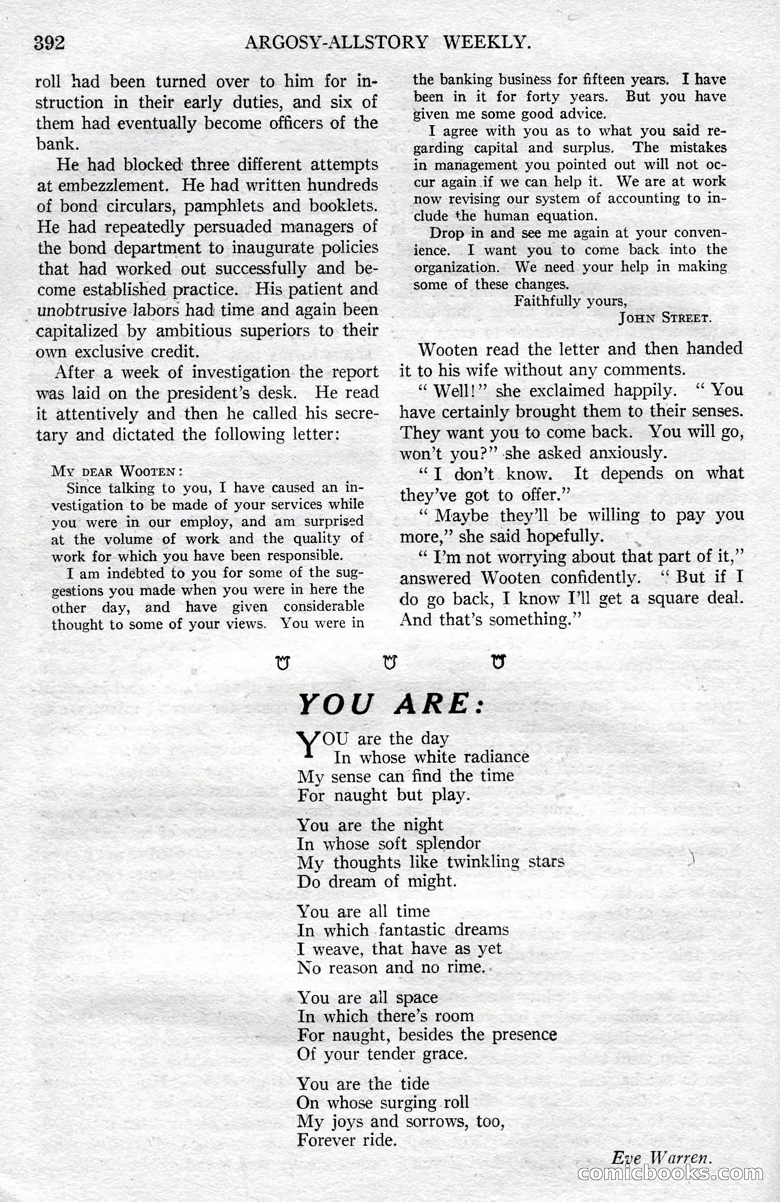 Argosy All-Story Weekly, December 8, 1923 — page 86 of 185