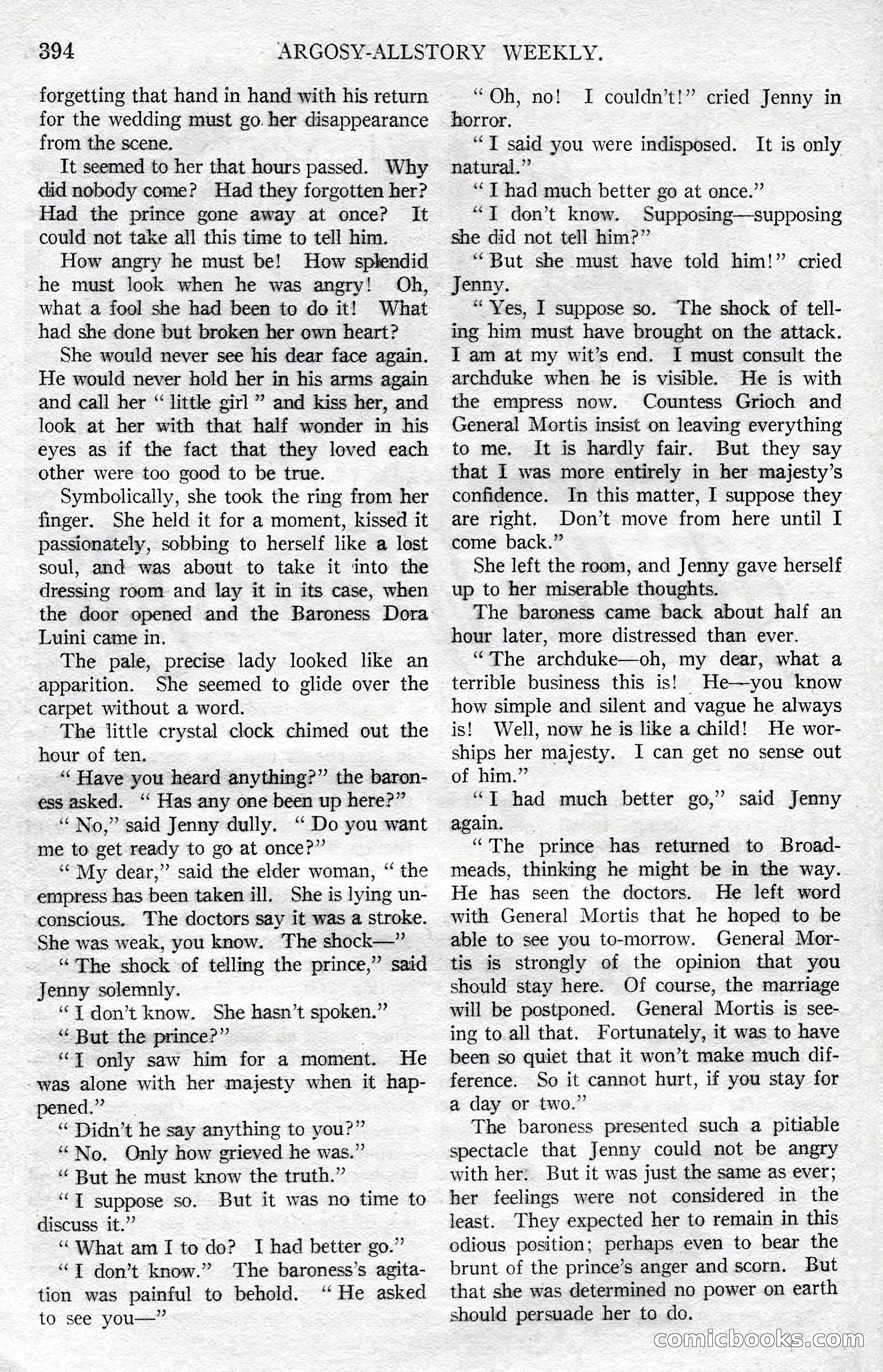 Argosy All-Story Weekly, December 8, 1923 — page 88 of 185