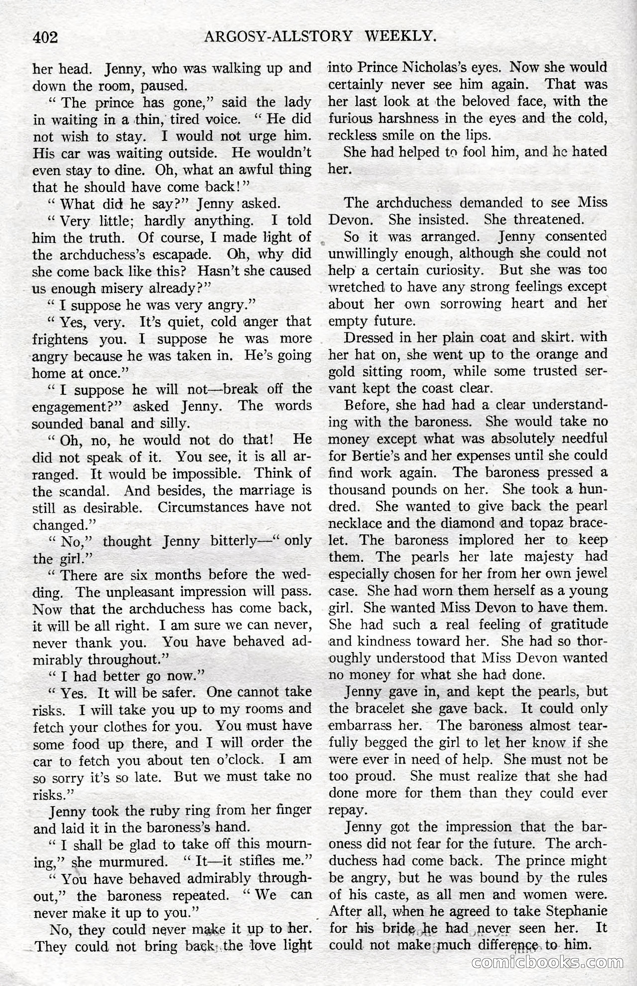 Argosy All-Story Weekly, December 8, 1923 — page 96 of 185