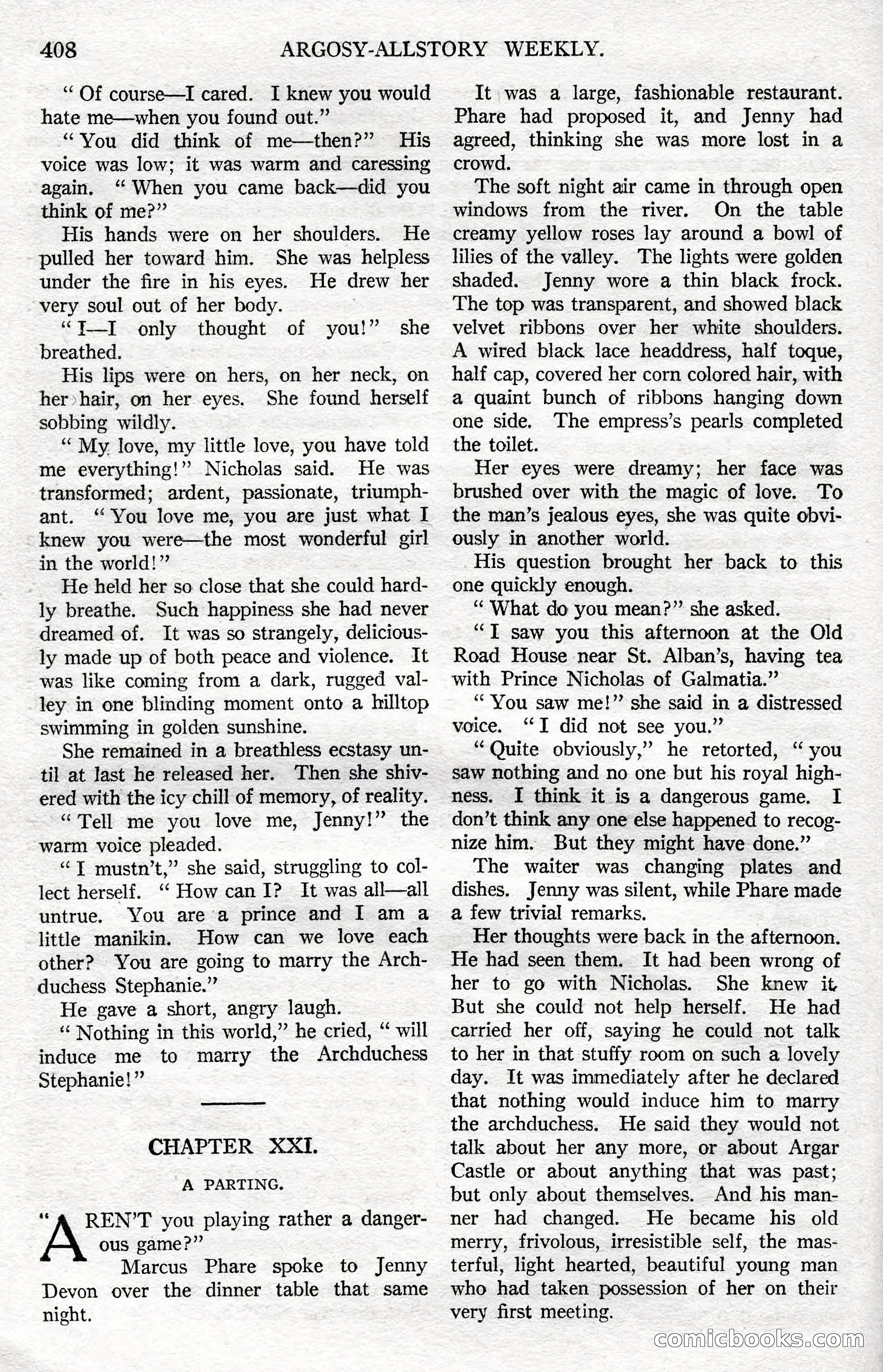 Argosy All-Story Weekly, December 8, 1923 — page 102 of 185