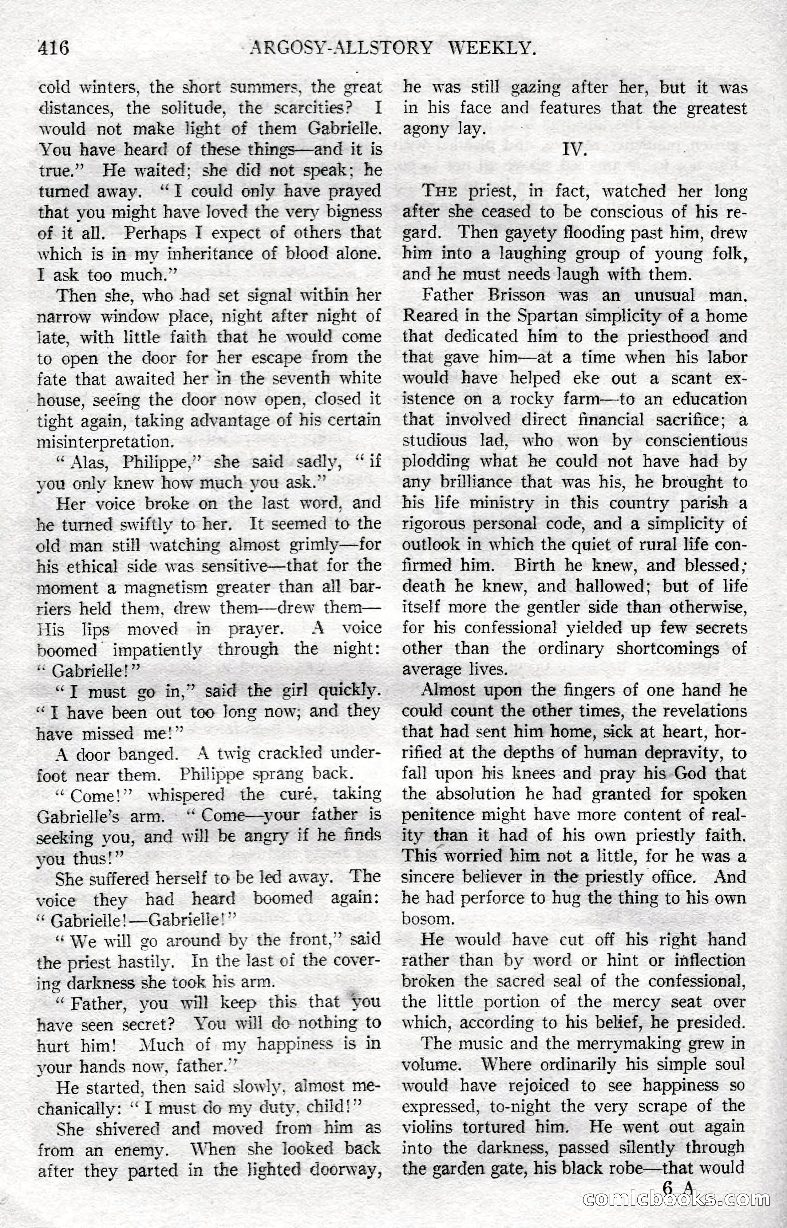 Argosy All-Story Weekly, December 8, 1923 — page 110 of 185